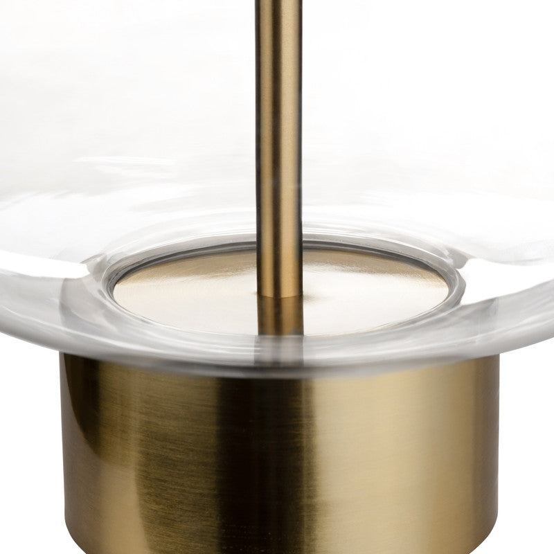 Wesley Clear/Gold Table Lamp - Ornate Home