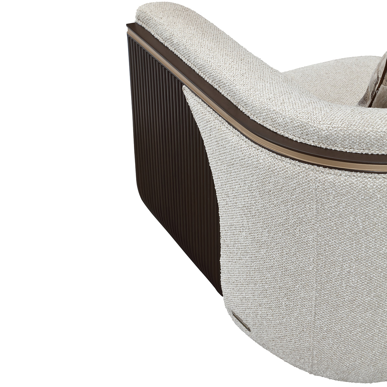 West Kensington Medium Espresso/Buff Matching Chair - Ornate Home
