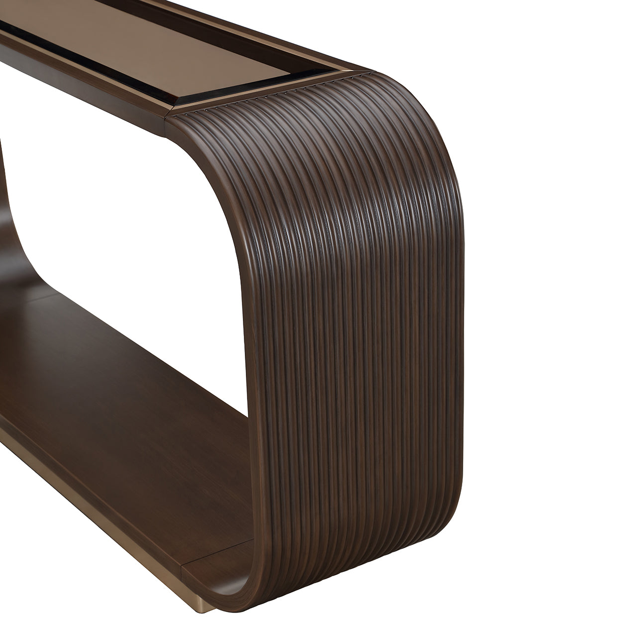 West Kensington Medium Espresso Console Table - Ornate Home