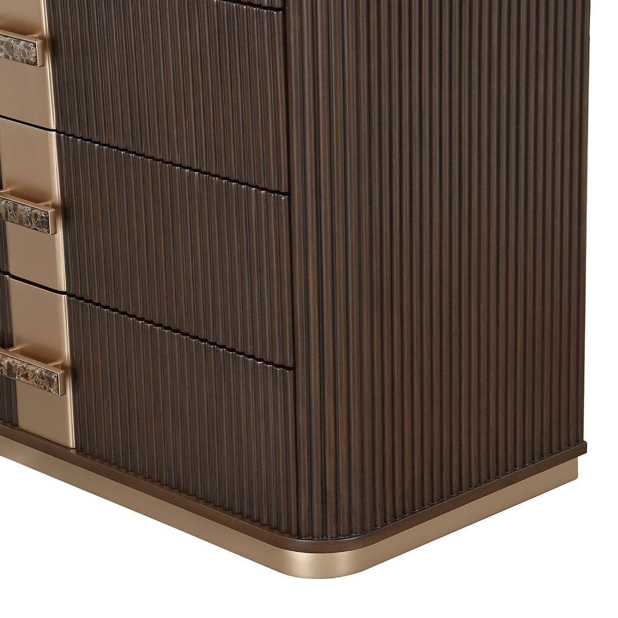 West Kensington Medium Espresso Highboy Chest - Ornate Home