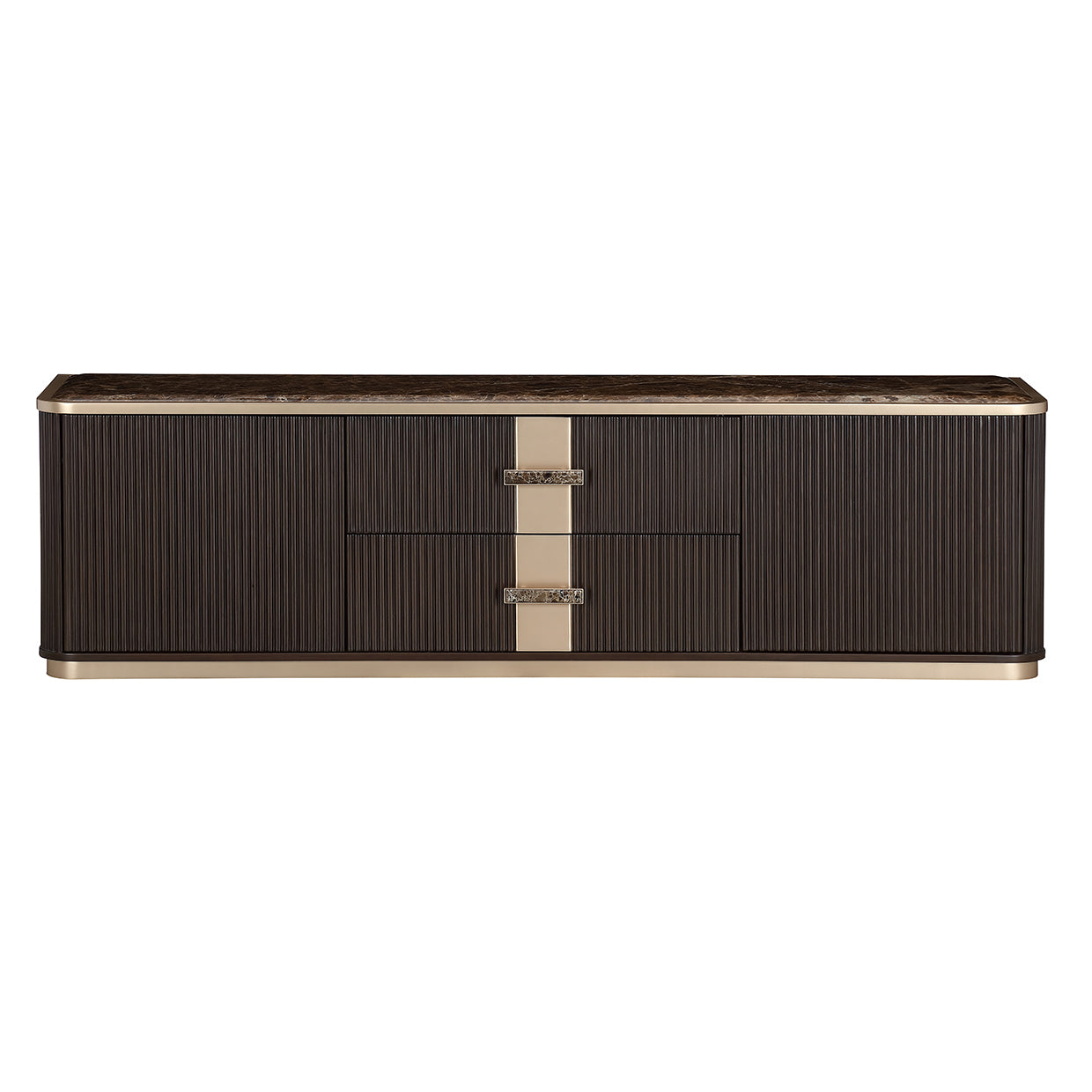West Kensington Medium Espresso Media Cabinet - Ornate Home