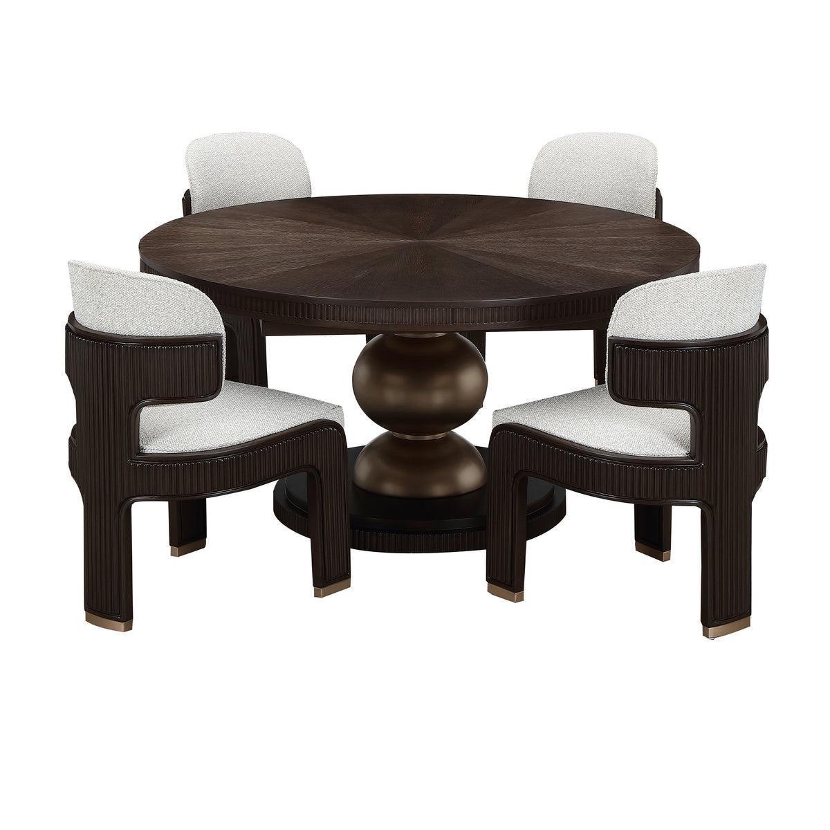 West Kensington Medium Espresso Oval Dining Table