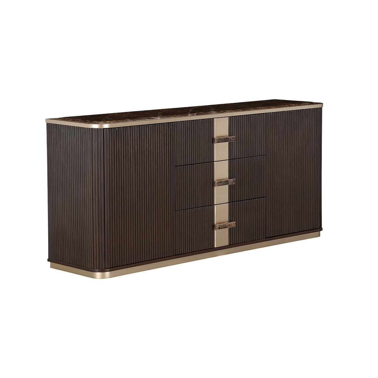 West Kensington Medium Espresso Sideboard - Ornate Home