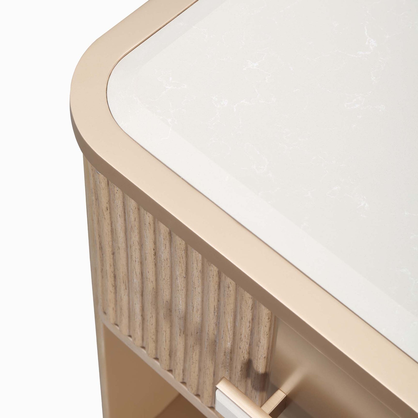 West Kensington Sea Salt Caramel 1-Drawer Nightstand - Ornate Home