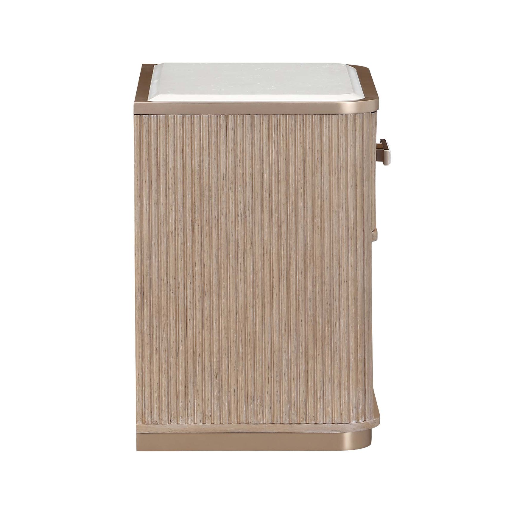 West Kensington Sea Salt Caramel 1-Drawer Nightstand - Ornate Home
