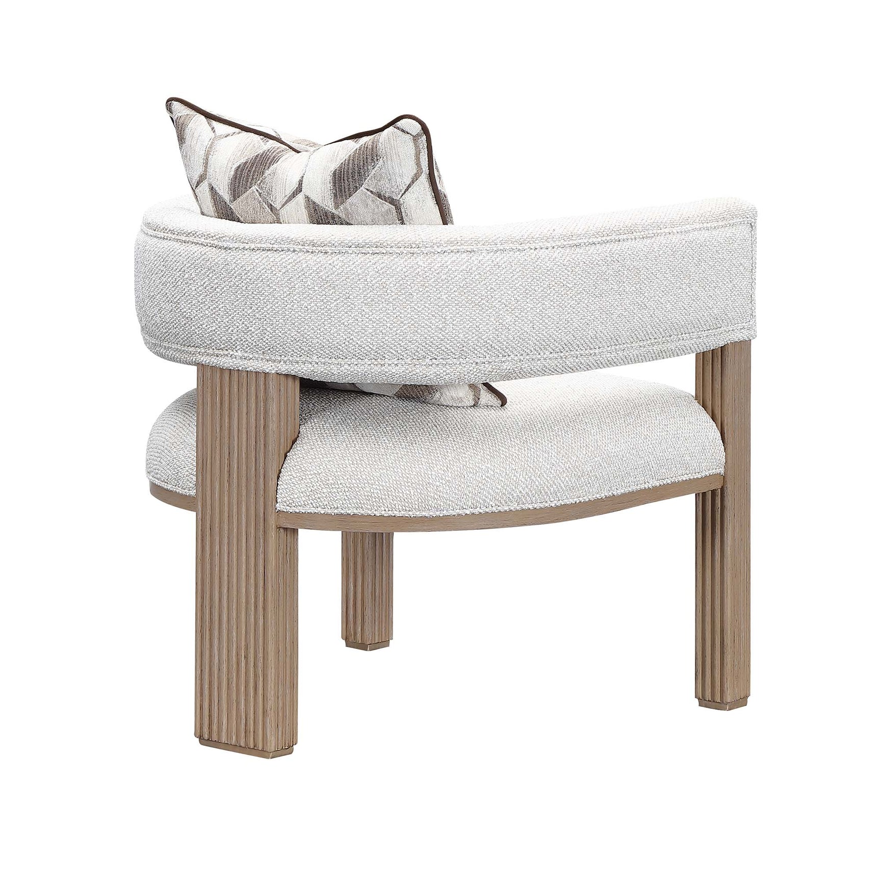 West Kensington Sea Salt Caramel/Buff Accent Chair - Ornate Home