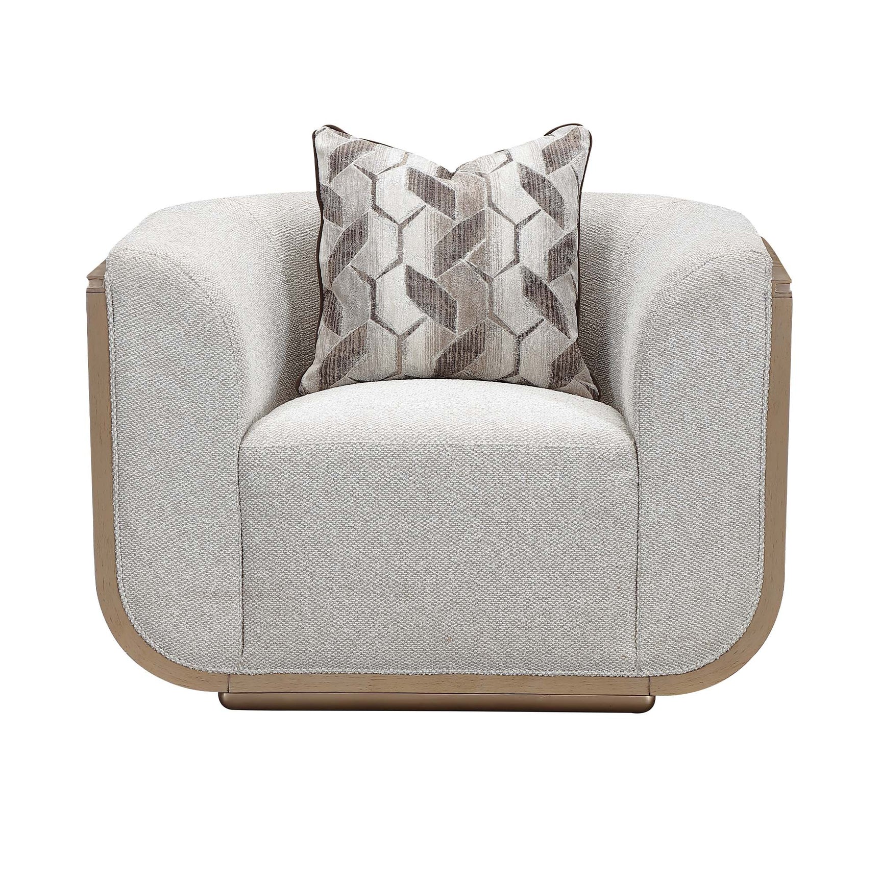 West Kensington Sea Salt Caramel/Buff Matching Chair - Ornate Home