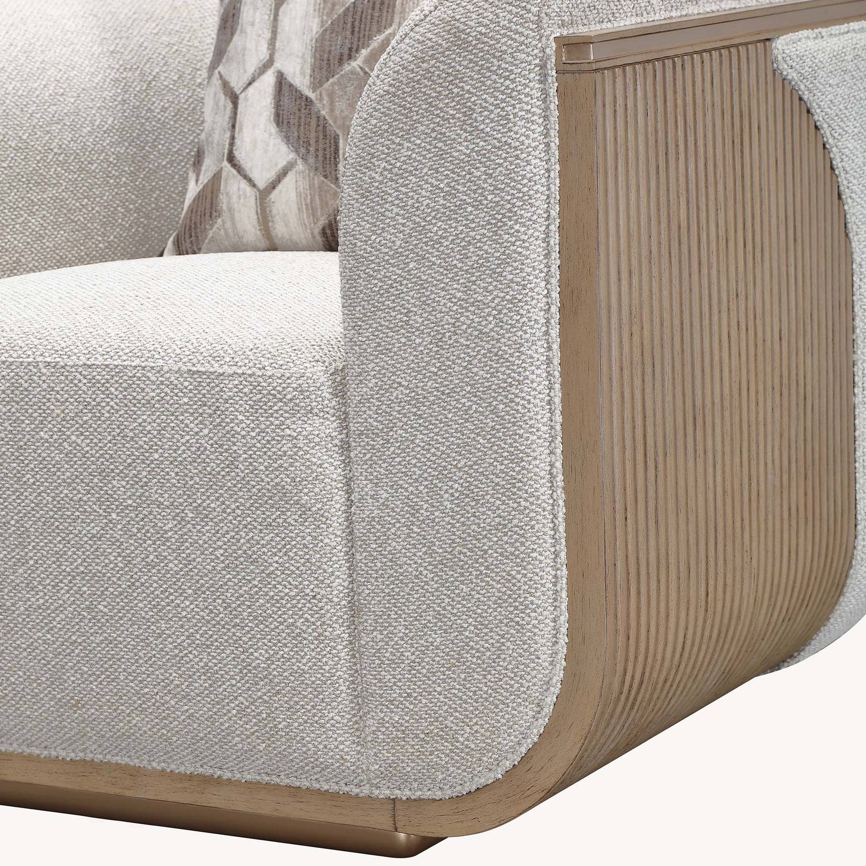 West Kensington Sea Salt Caramel/Buff Matching Chair - Ornate Home