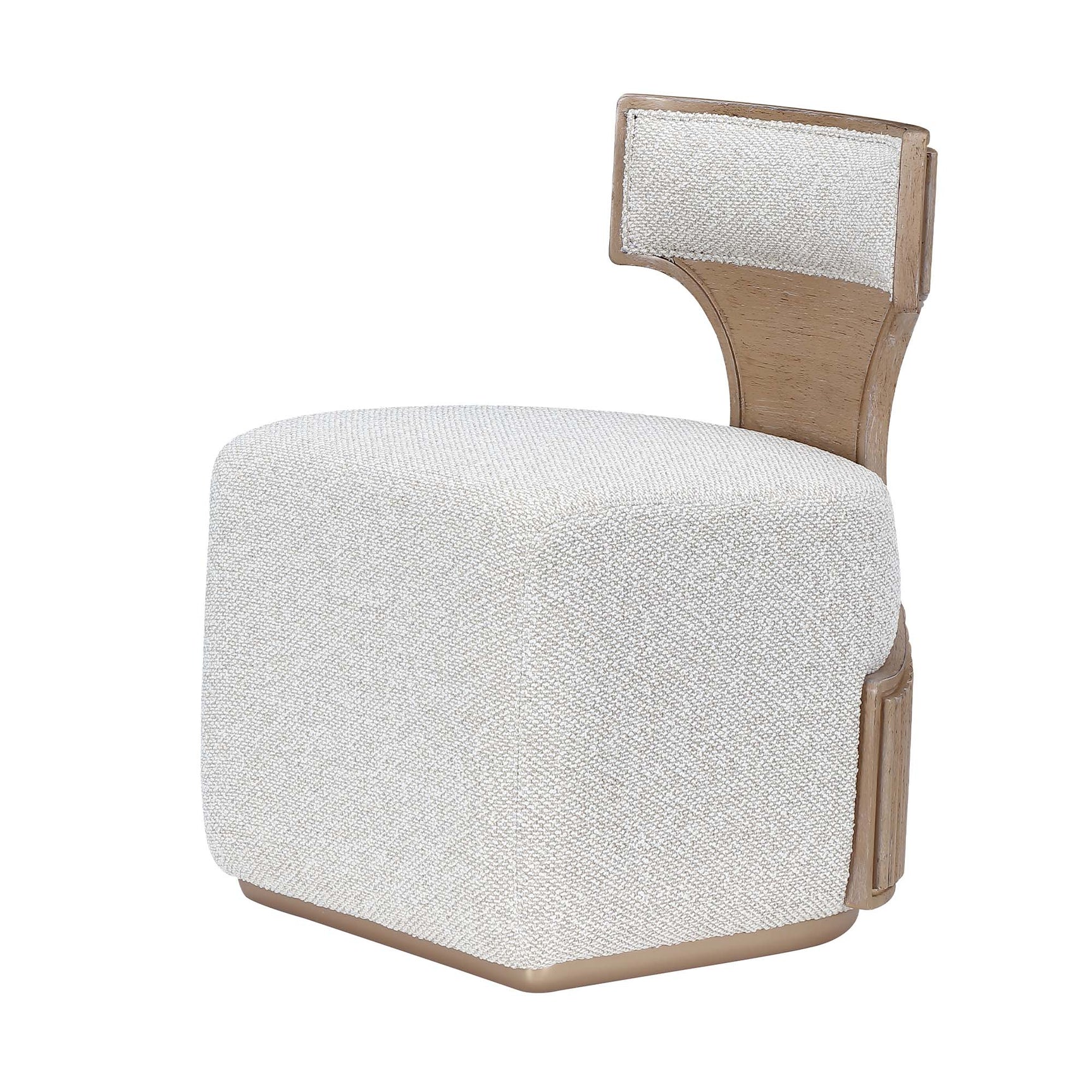 West Kensington Sea Salt Caramel/Buff Vanity Chair - Ornate Home