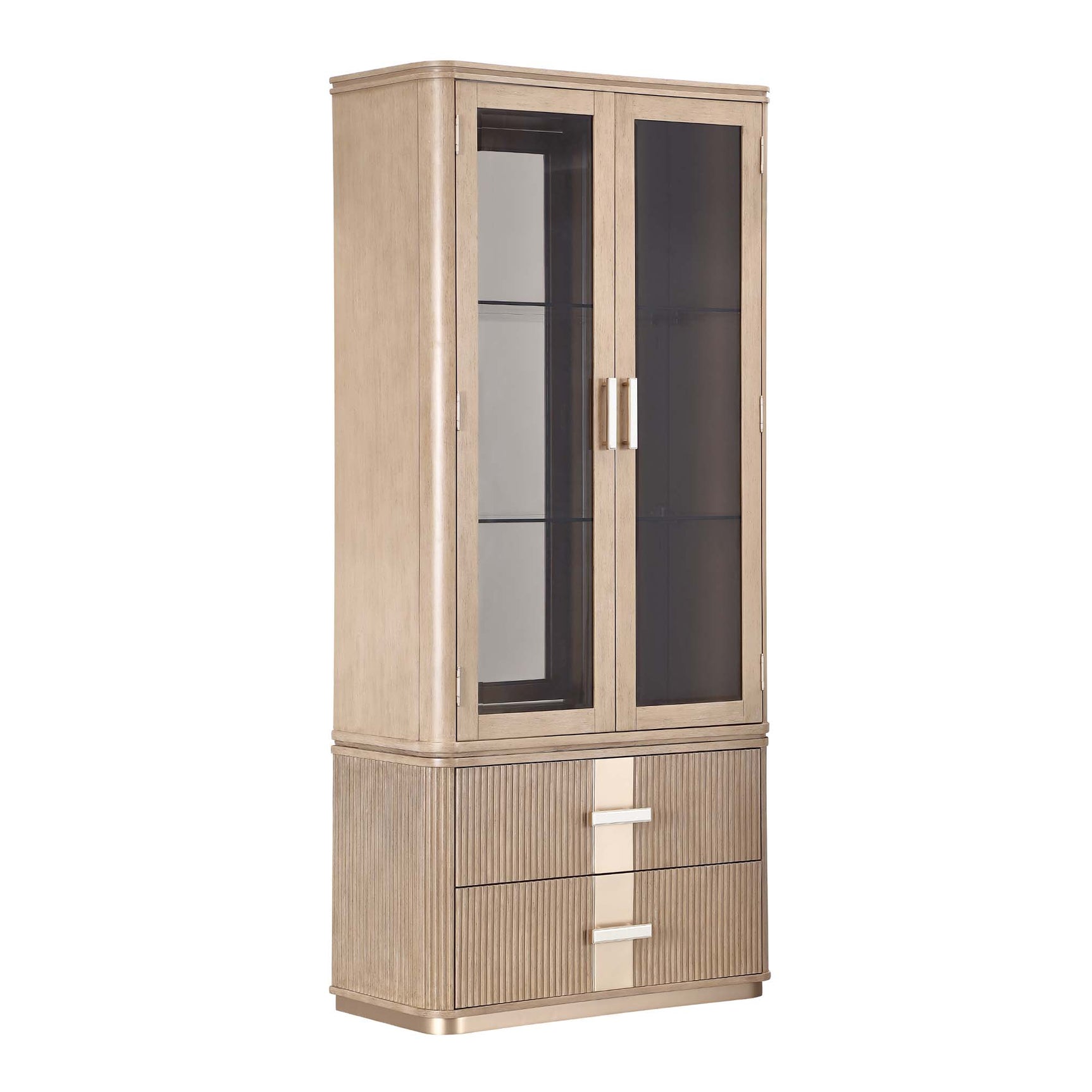 West Kensington Sea Salt Caramel Display Cabinet - Ornate Home