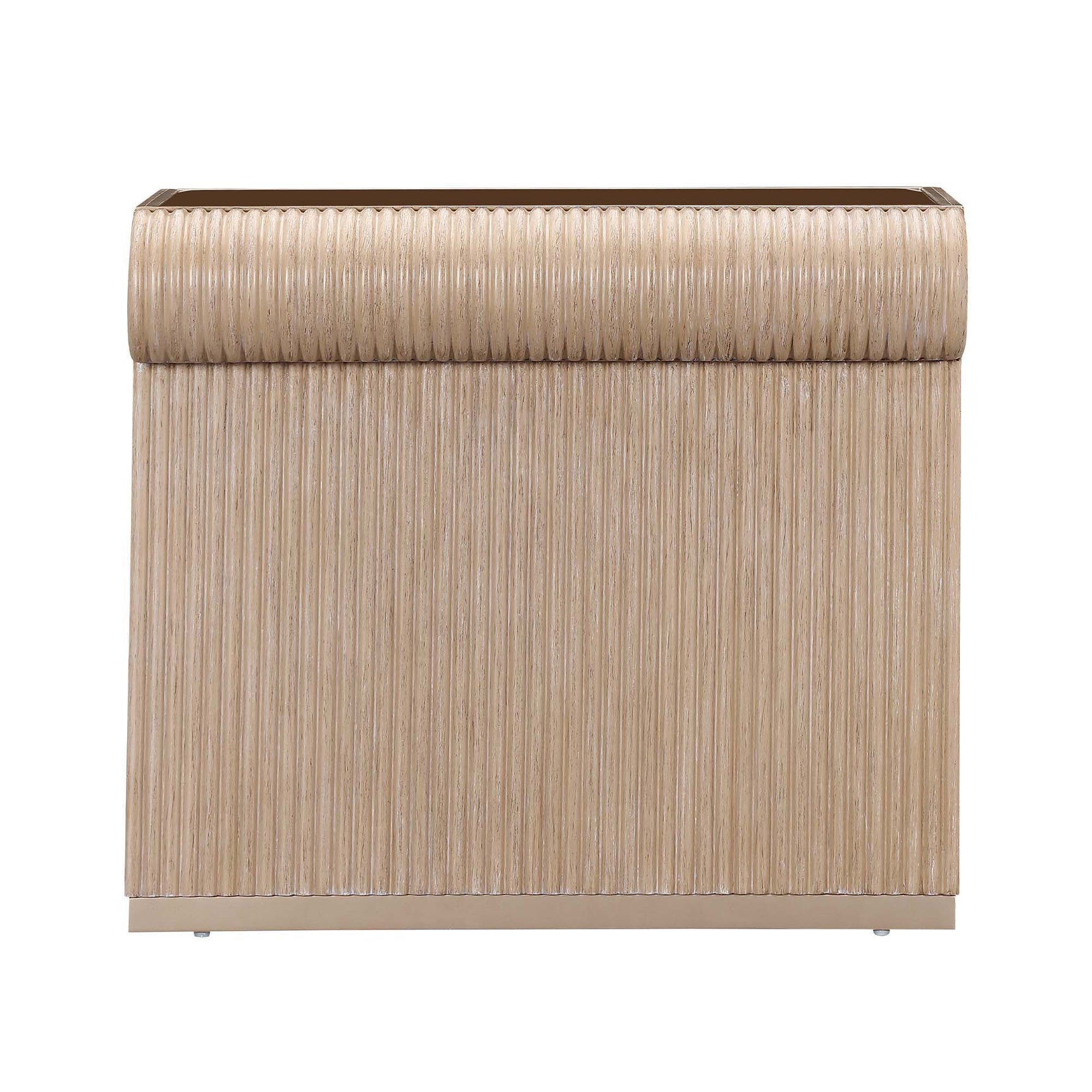 West Kensington Sea Salt Caramel End Table - Ornate Home