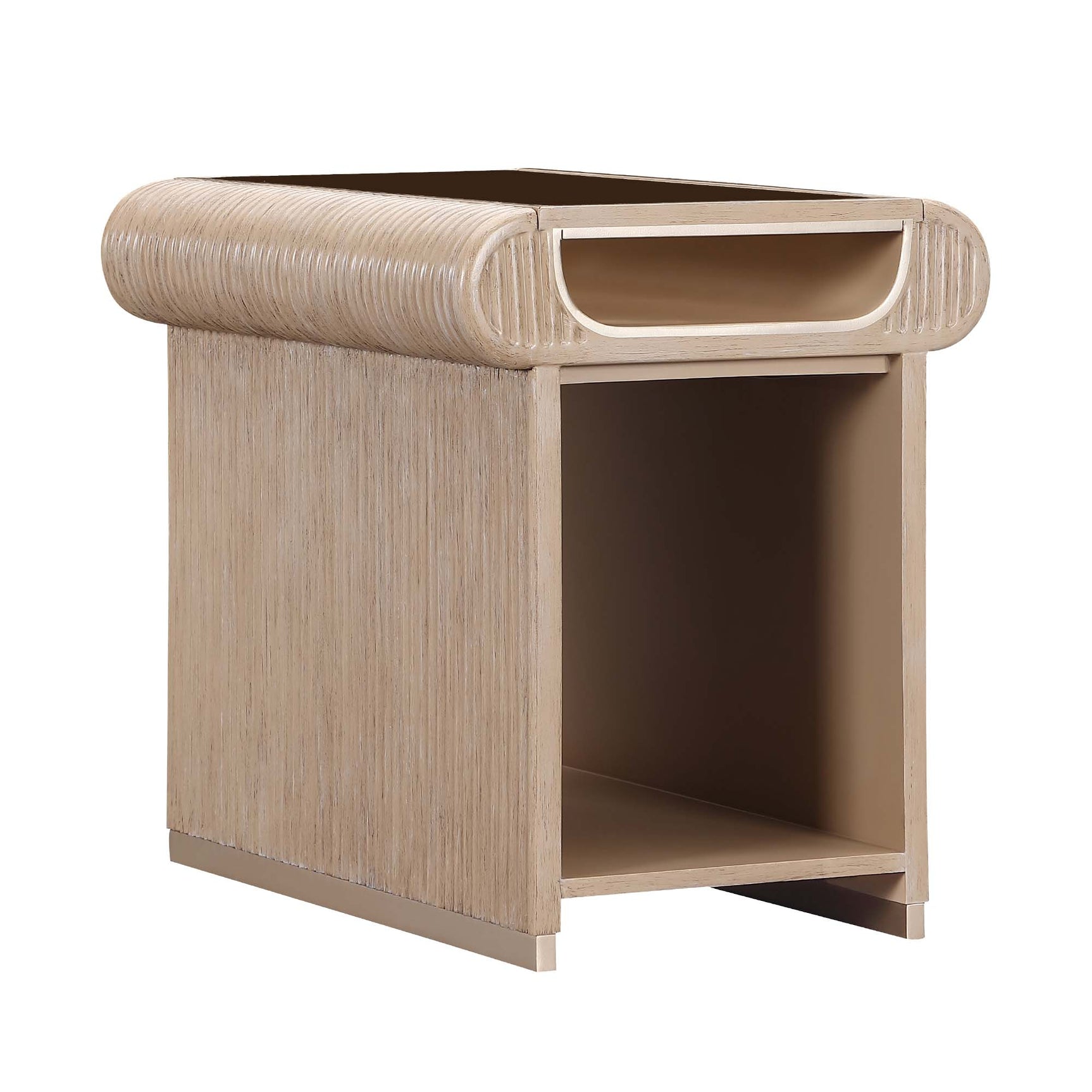 West Kensington Sea Salt Caramel End Table - Ornate Home