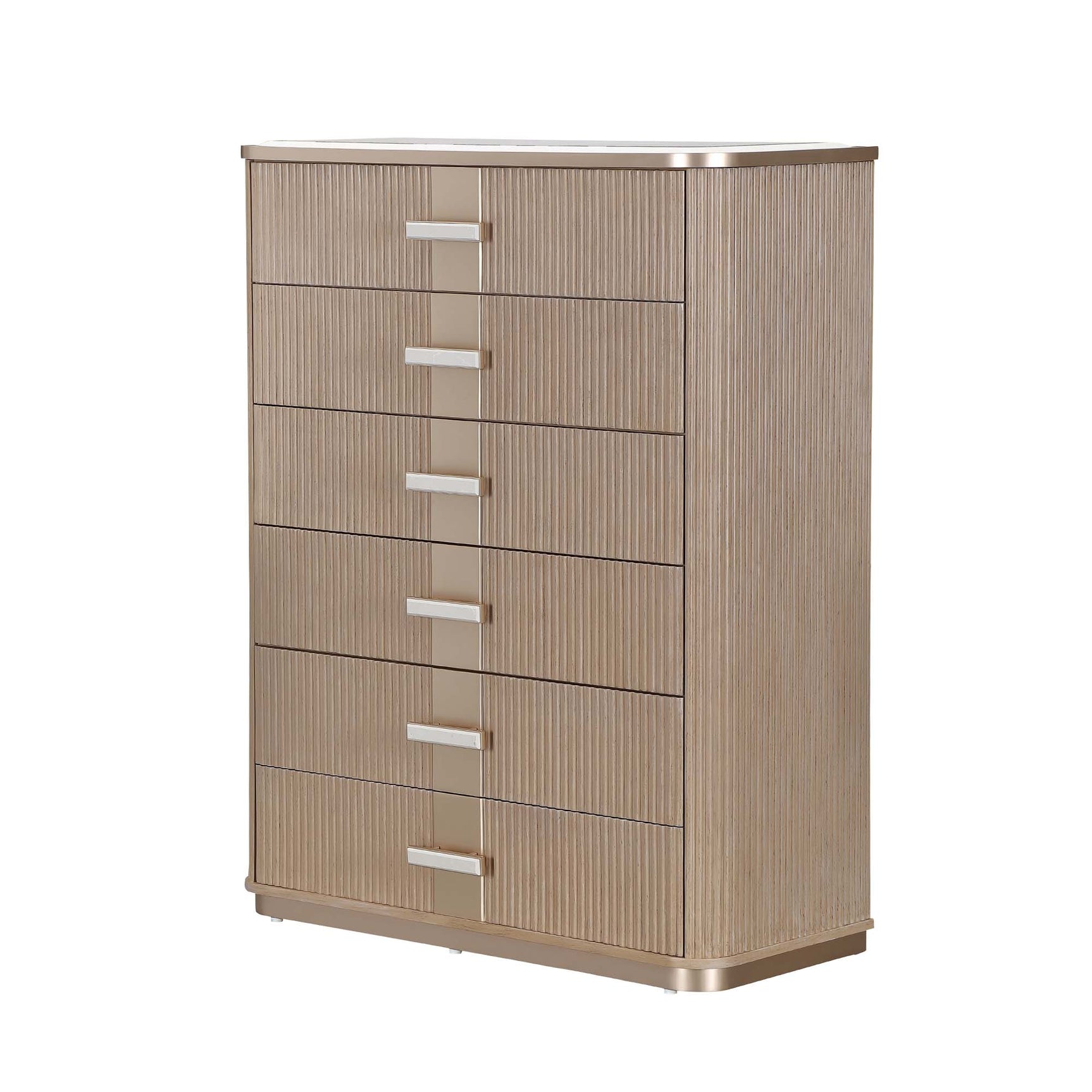 West Kensington Sea Salt Caramel Highboy Chest - Ornate Home
