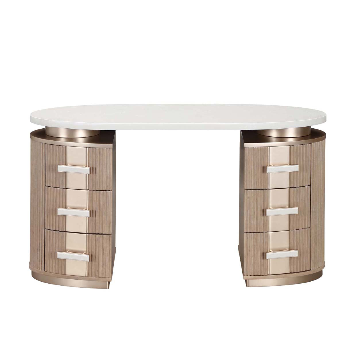 West Kensington Sea Salt Caramel Vanity with Mirror - Ornate Home