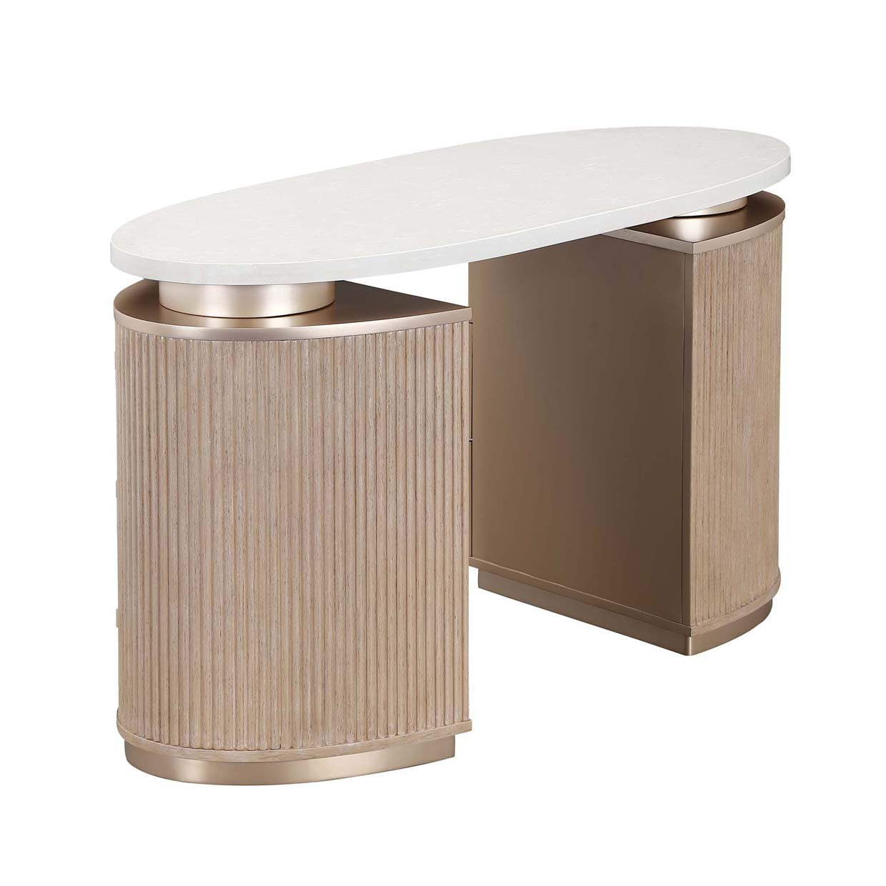 West Kensington Sea Salt Caramel Vanity with Mirror - Ornate Home