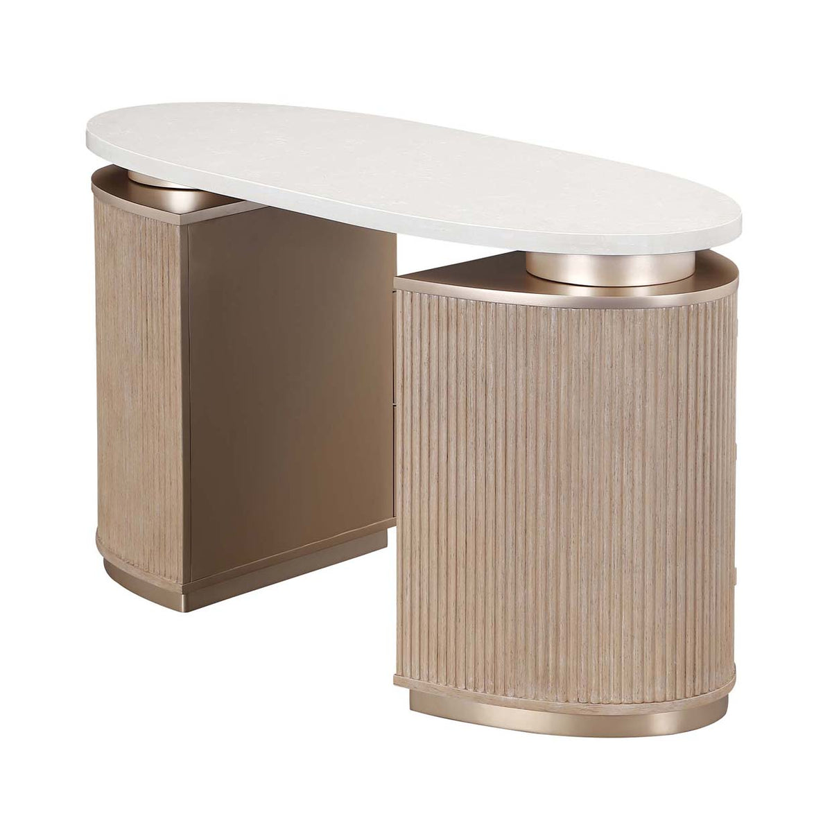 West Kensington Sea Salt Caramel Vanity with Mirror - Ornate Home