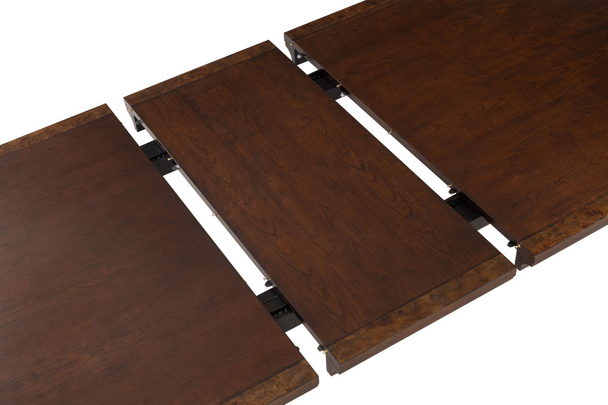 Westerham Dark Cherry Dining Table w/ 18" Leaf - Ornate Home