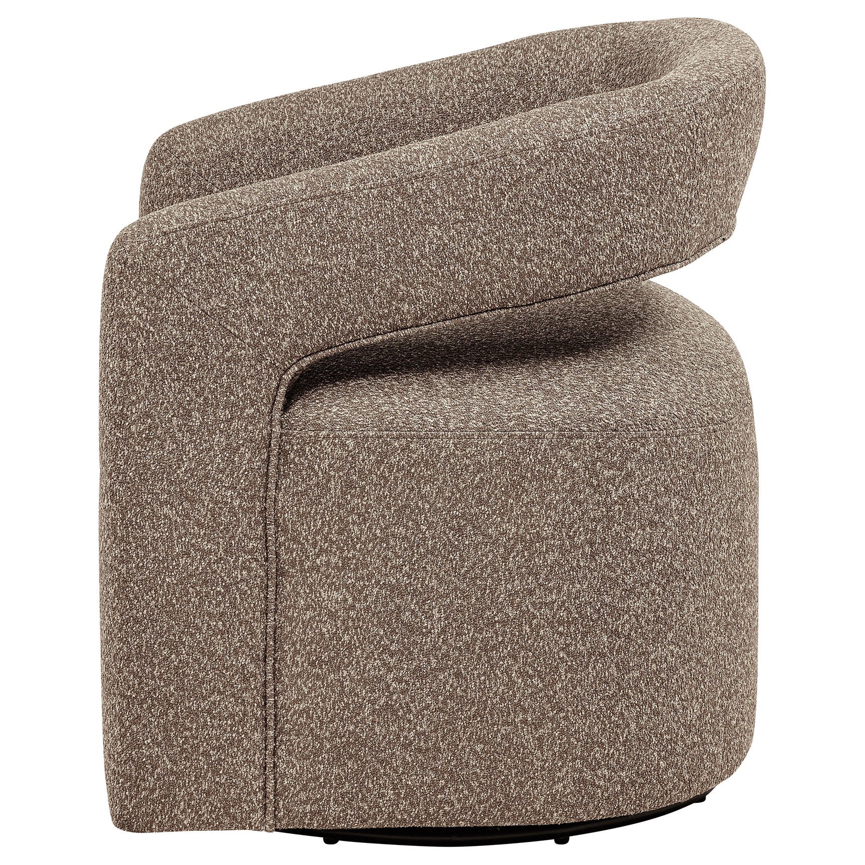 Westhill Rocky Road Boucle Upholstered Swivel Accent Chair - Ornate Home