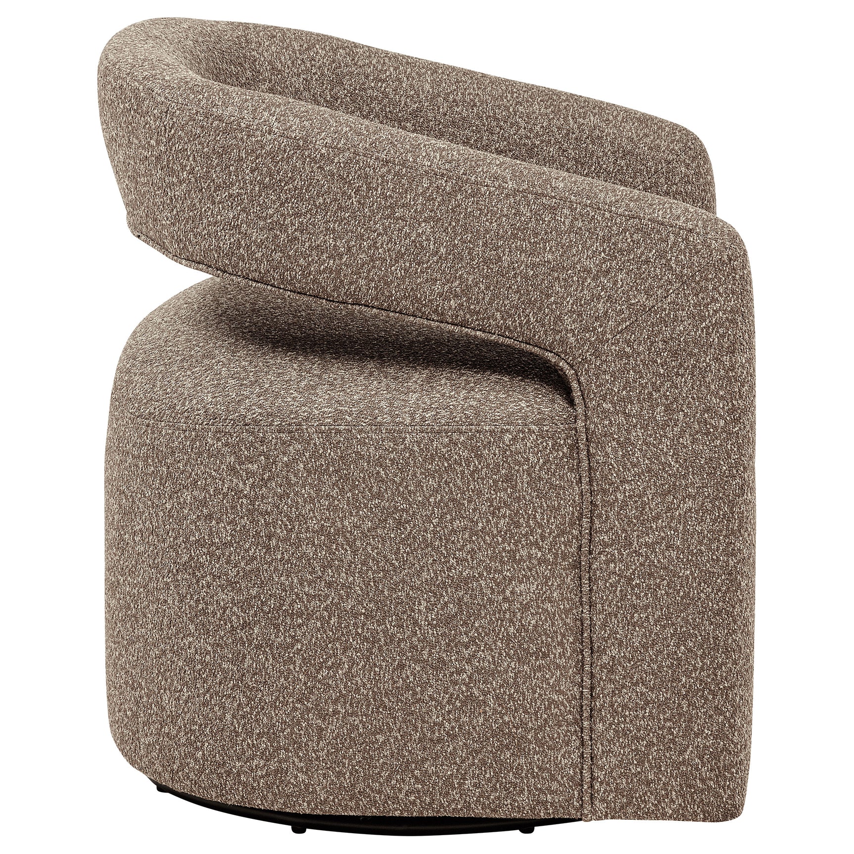 Westhill Rocky Road Boucle Upholstered Swivel Accent Chair - Ornate Home
