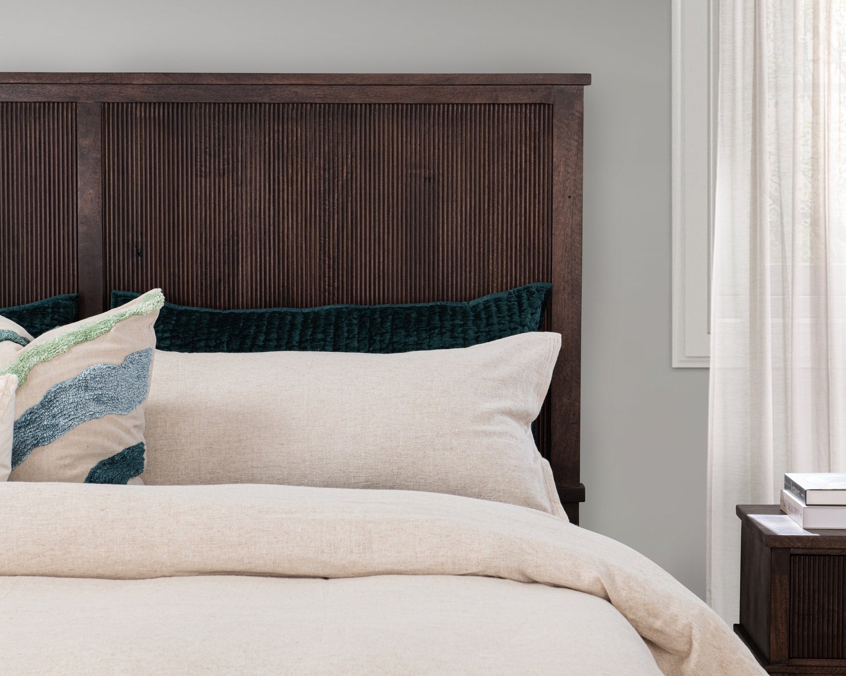 Westlake Auburn Walnut King Bed - Ornate Home