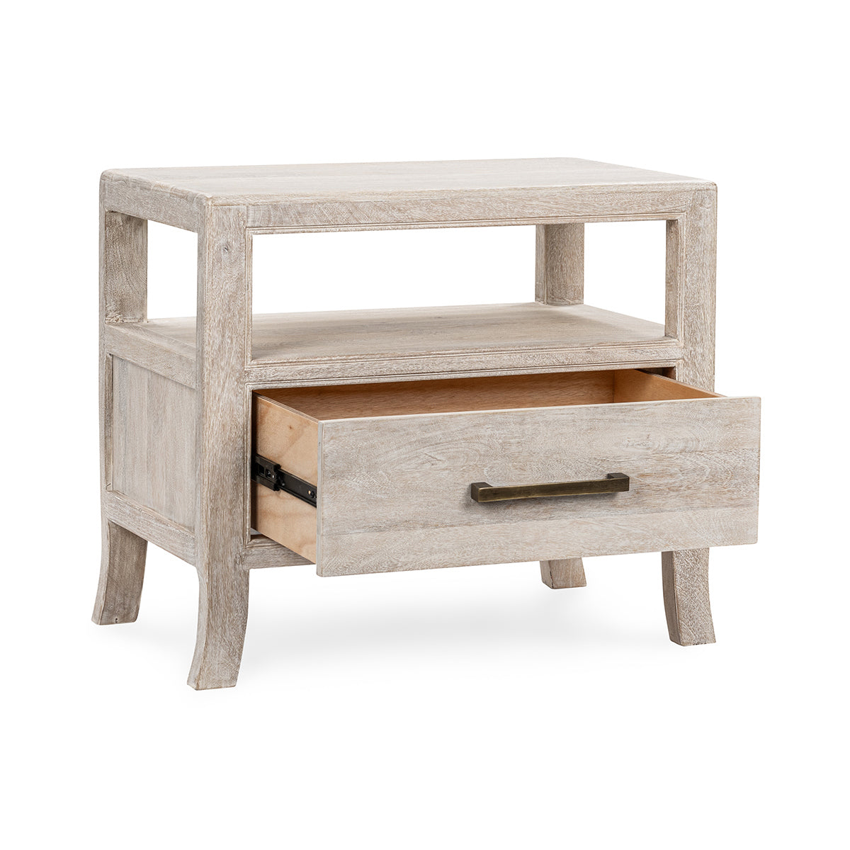 Westmont Creamwood 1 Drawer Nightstand - Ornate Home