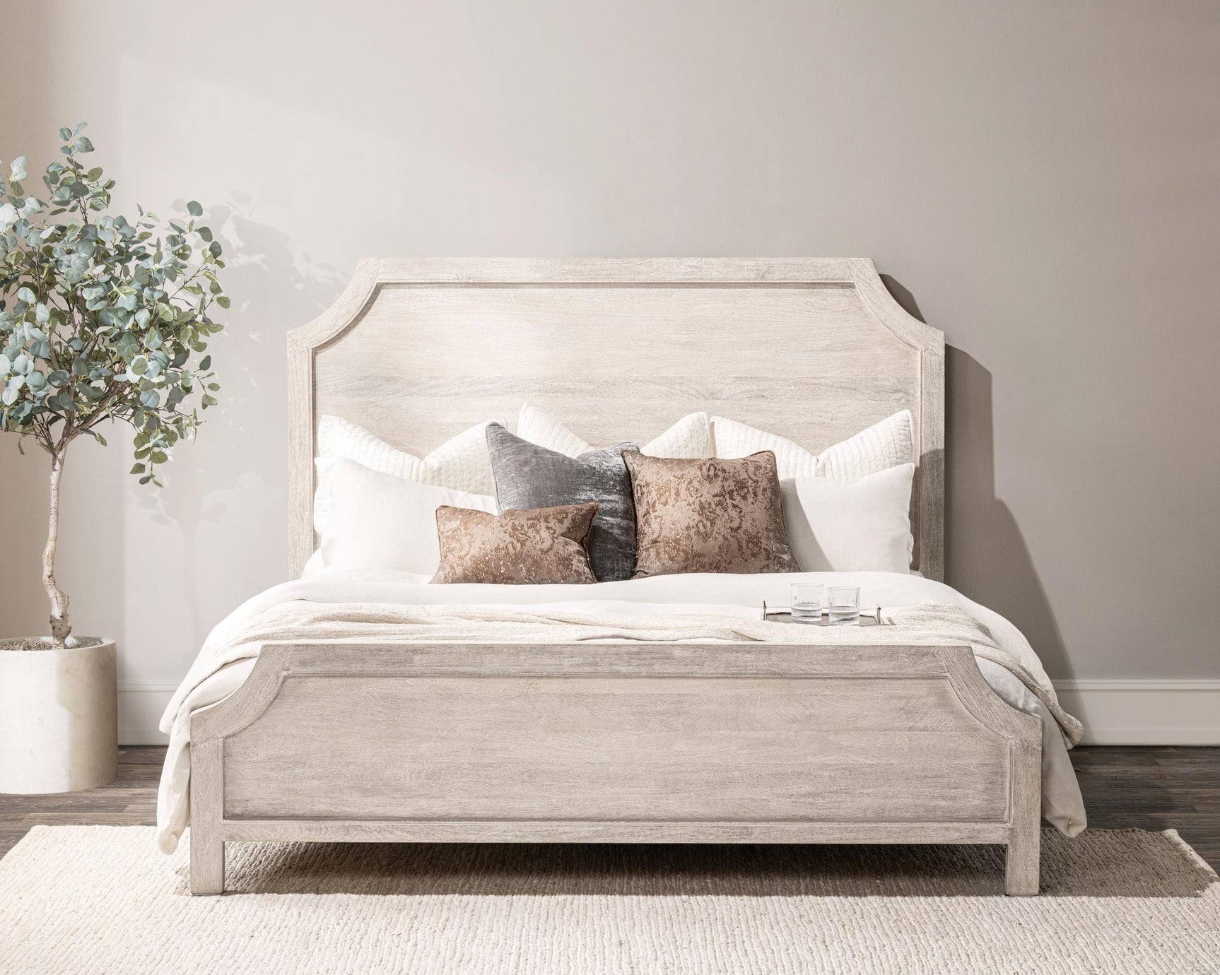 Westmont Creamwood Bed - Ornate Home