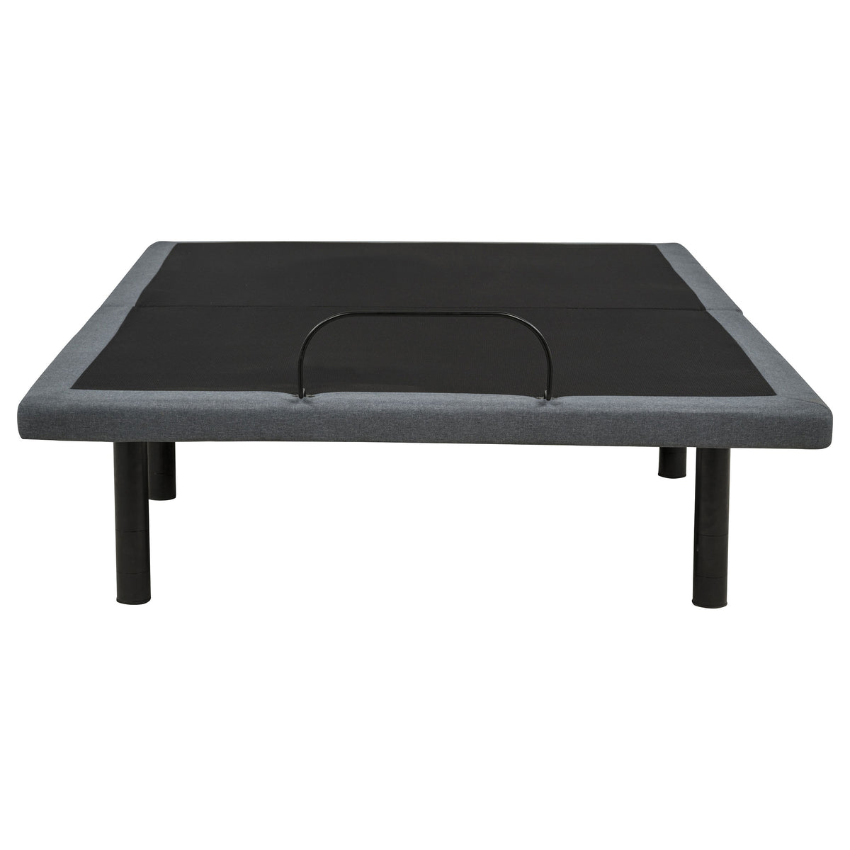 Weston Black And Grey Full Dual-motor Massage Adjustable Bed Base In - Ornate Home