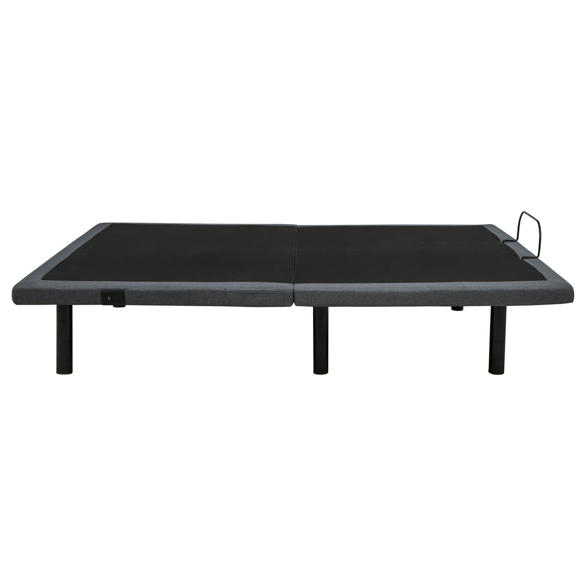 Weston Black And Grey Queen Dual-motor Massage Adjustable Bed Base - Ornate Home