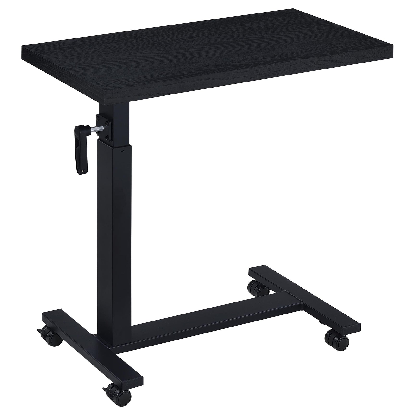 Westpark Black Height Adjustable Mobile Bedroom C-Table - Ornate Home
