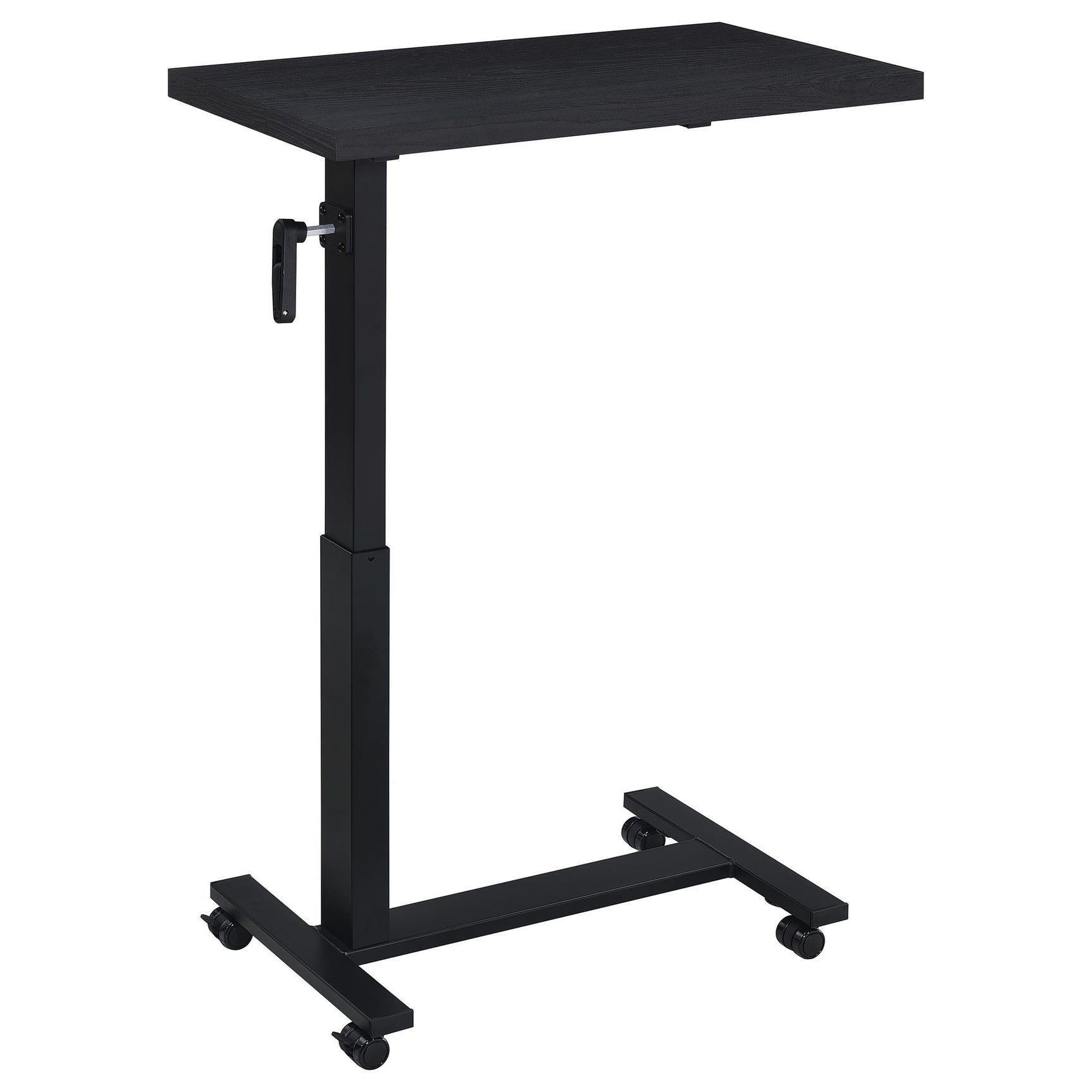 Westpark Black Height Adjustable Mobile Bedroom C-Table - Ornate Home