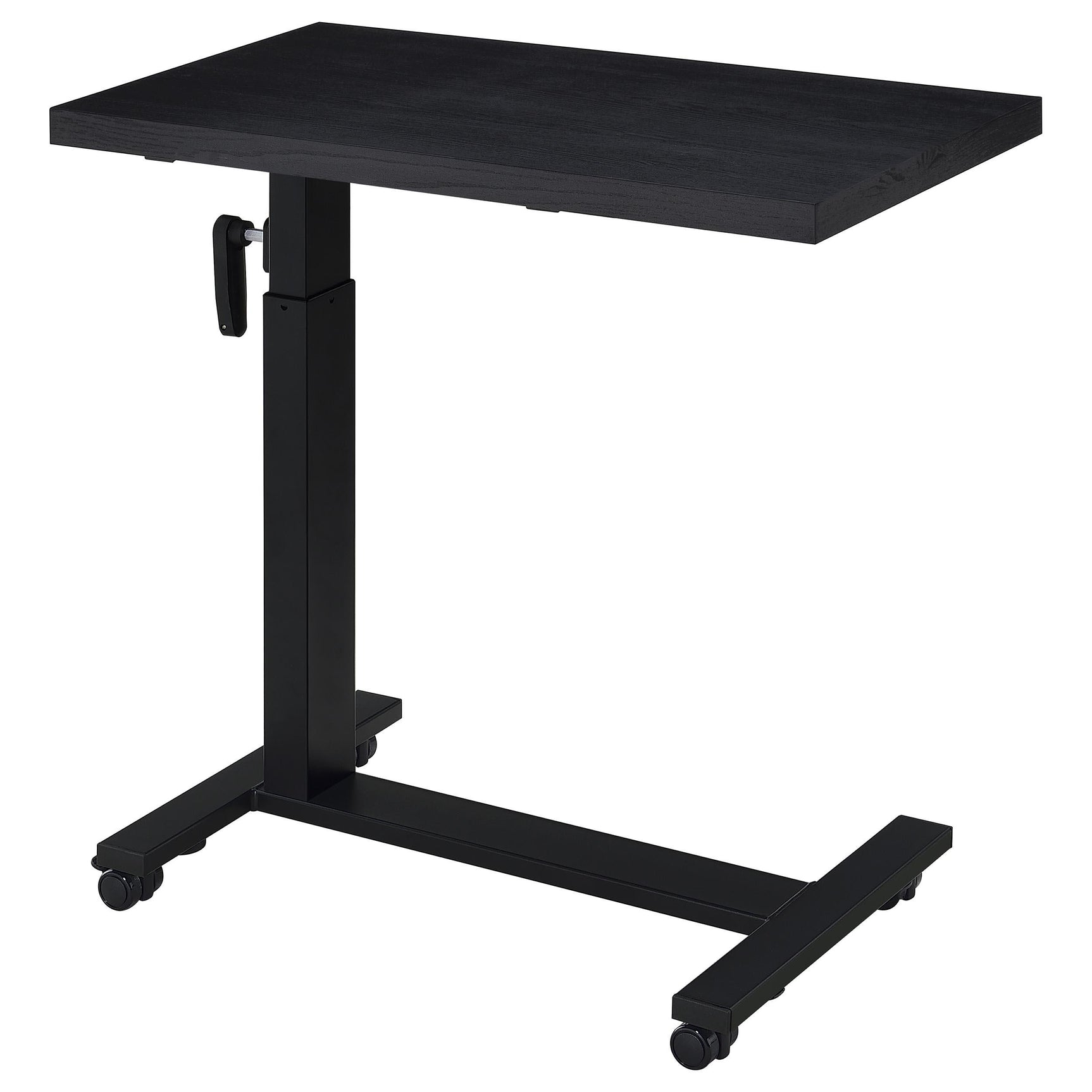 Westpark Black Height Adjustable Mobile Bedroom C-Table - Ornate Home