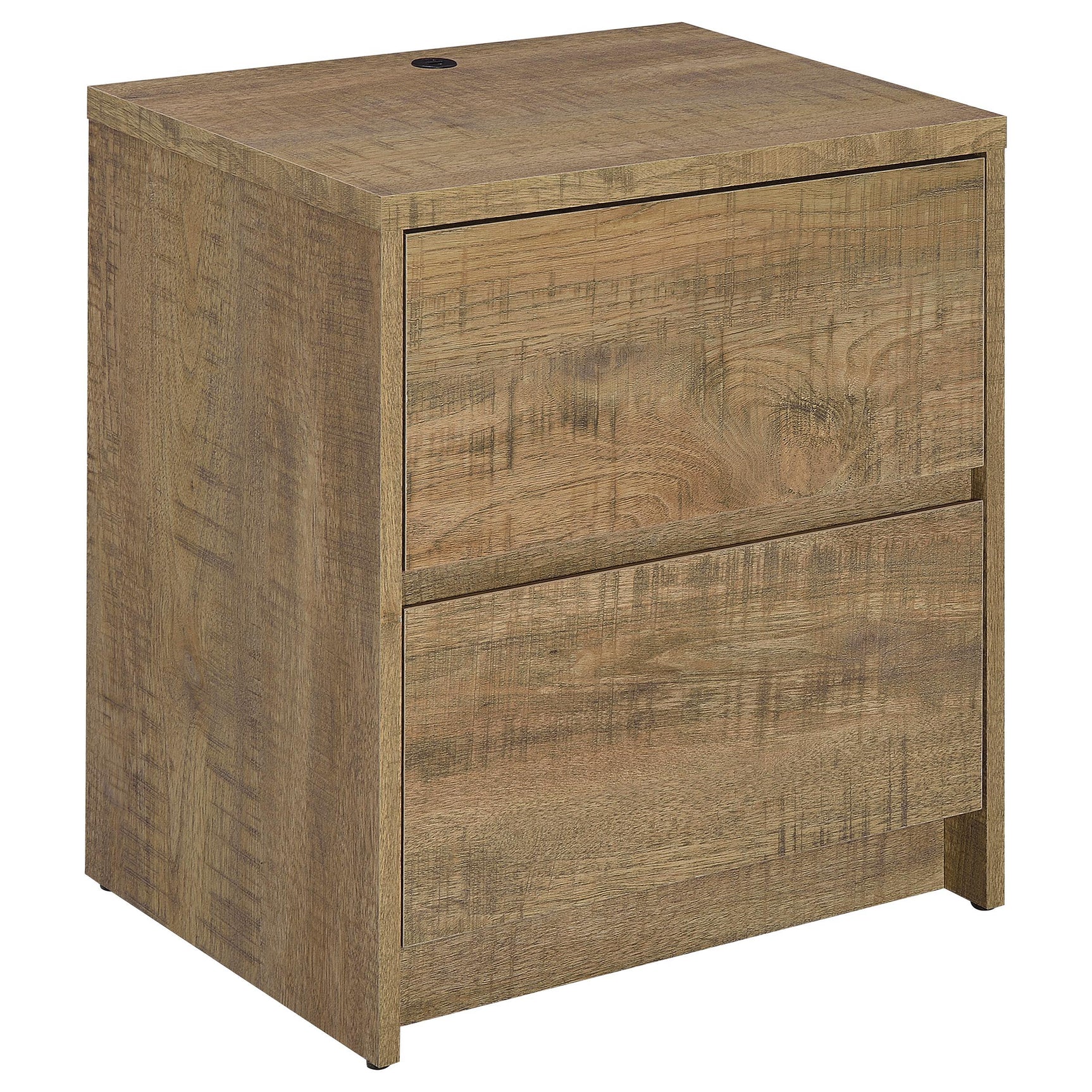 Westpark Mango 2-drawer Nightstand LED Lights and USB - Ornate Home