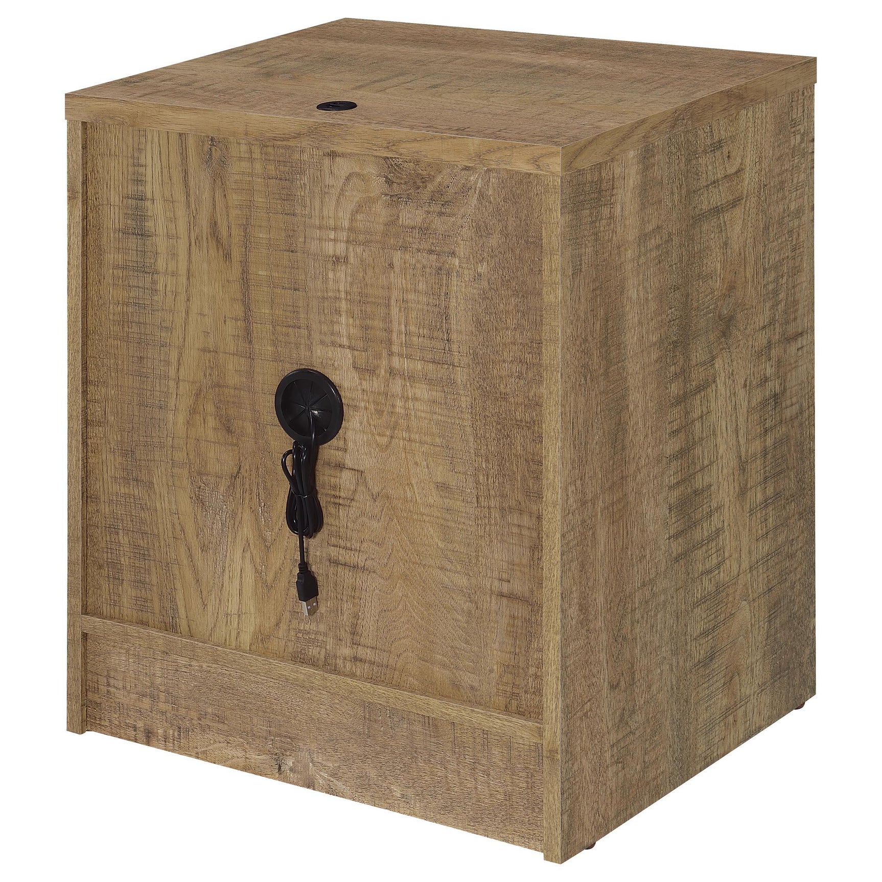 Westpark Mango 2-drawer Nightstand LED Lights and USB - Ornate Home