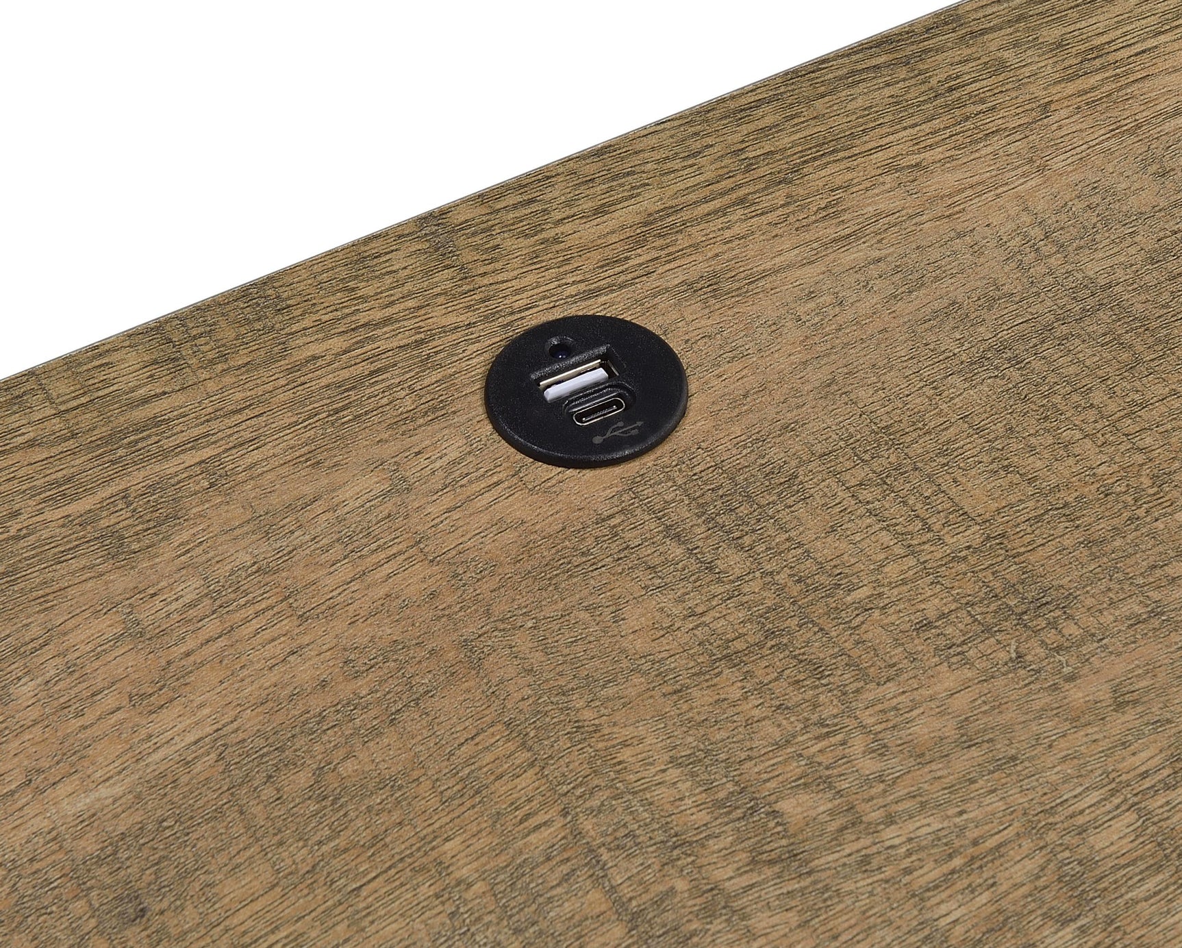 Westpark Mango 2-drawer Nightstand LED Lights and USB - Ornate Home