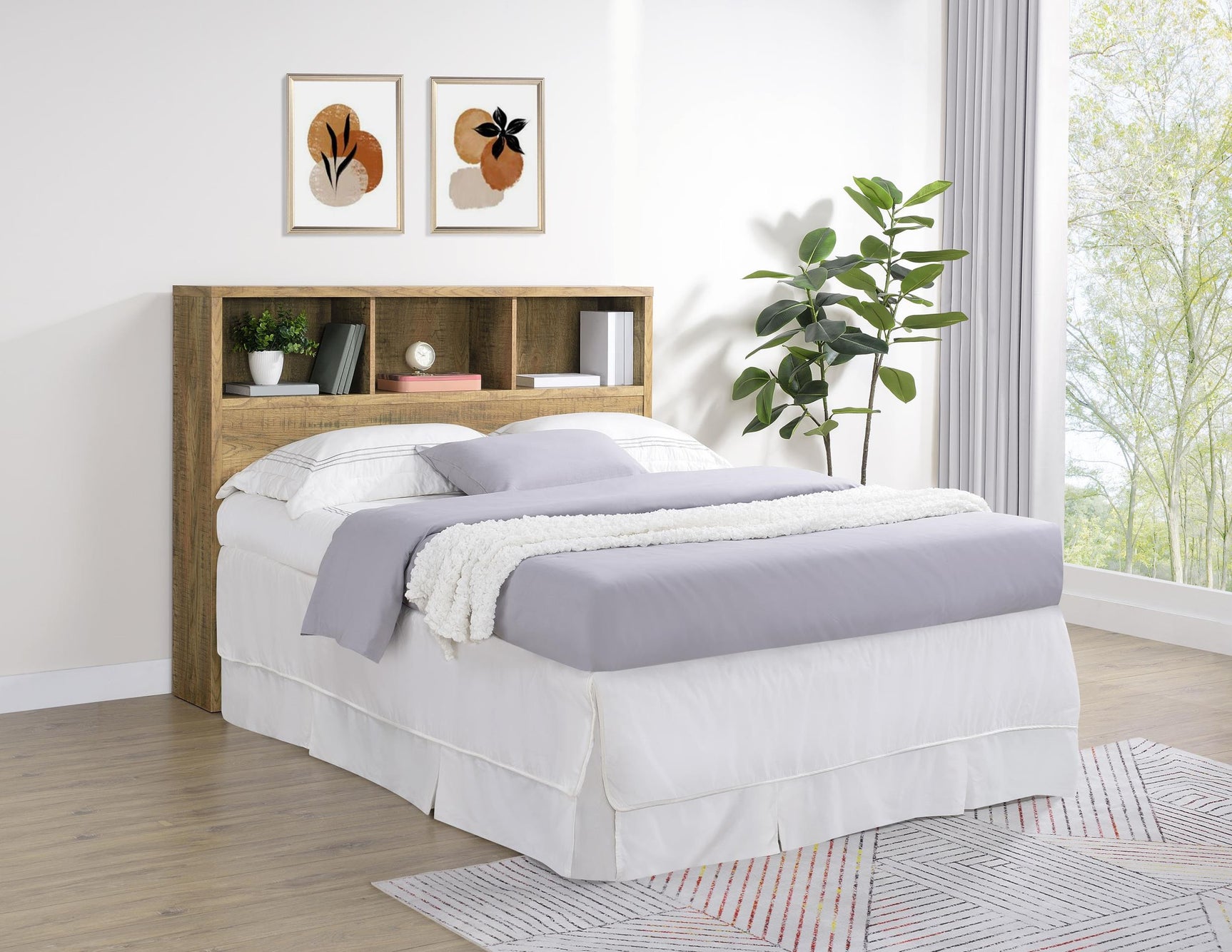 Westpark Mango 49-inch Queen Bookcase Headboard - Ornate Home