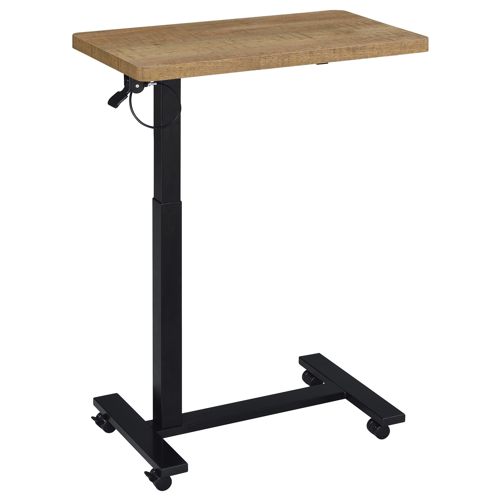 Westpark Mango Pneumatic Adjustable C-Shape Side Table with Casters - Ornate Home
