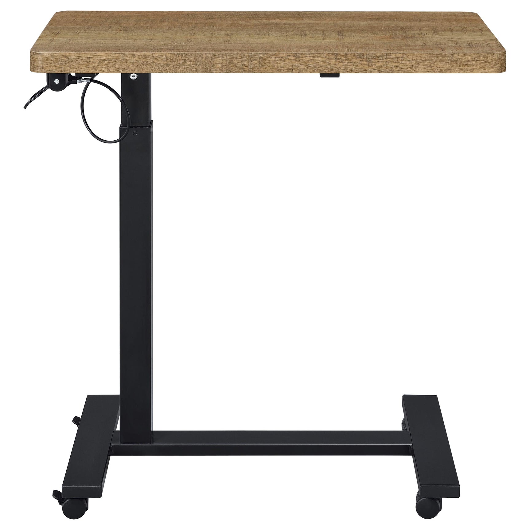 Westpark Mango Pneumatic Adjustable C-Shape Side Table with Casters - Ornate Home