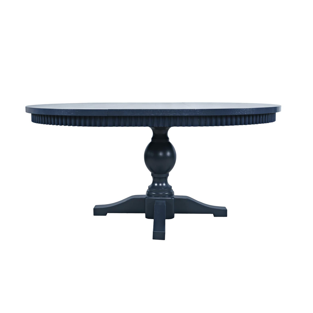 Westport Navy 66 Oval Dining Table & 4 Ladderback Chairs - Ornate Home