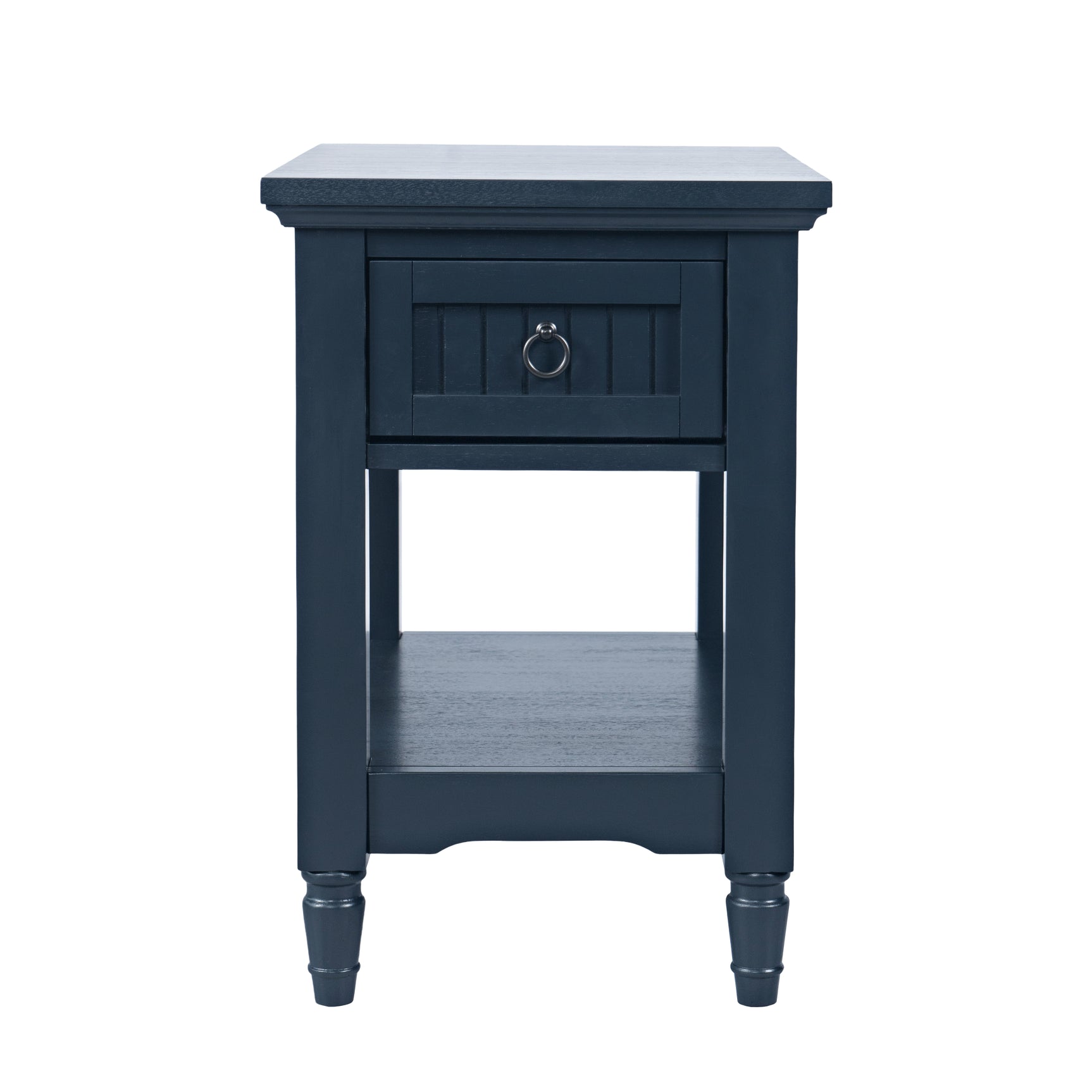 Westport Navy Leg Chairside Table - Ornate Home