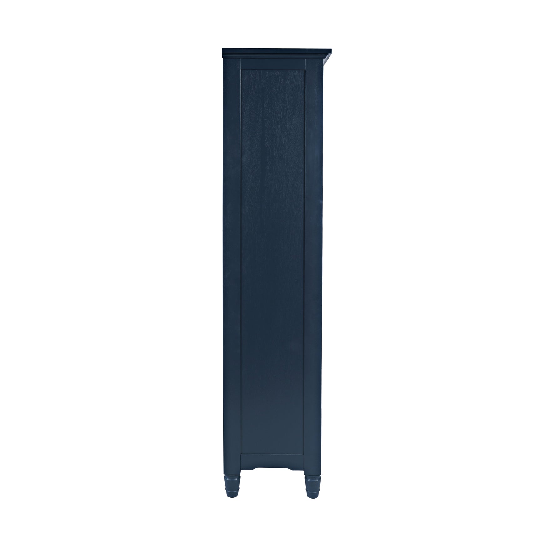 Westport Navy Tall Display Cabinet - Ornate Home
