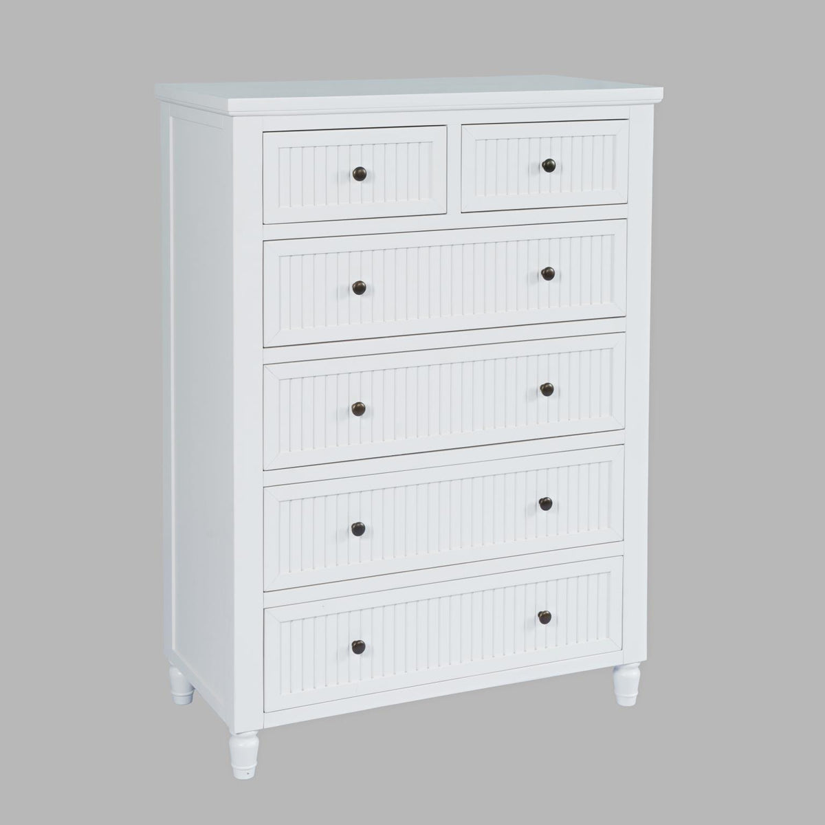Westport White 5-Piece King Bedroom Set - Ornate Home