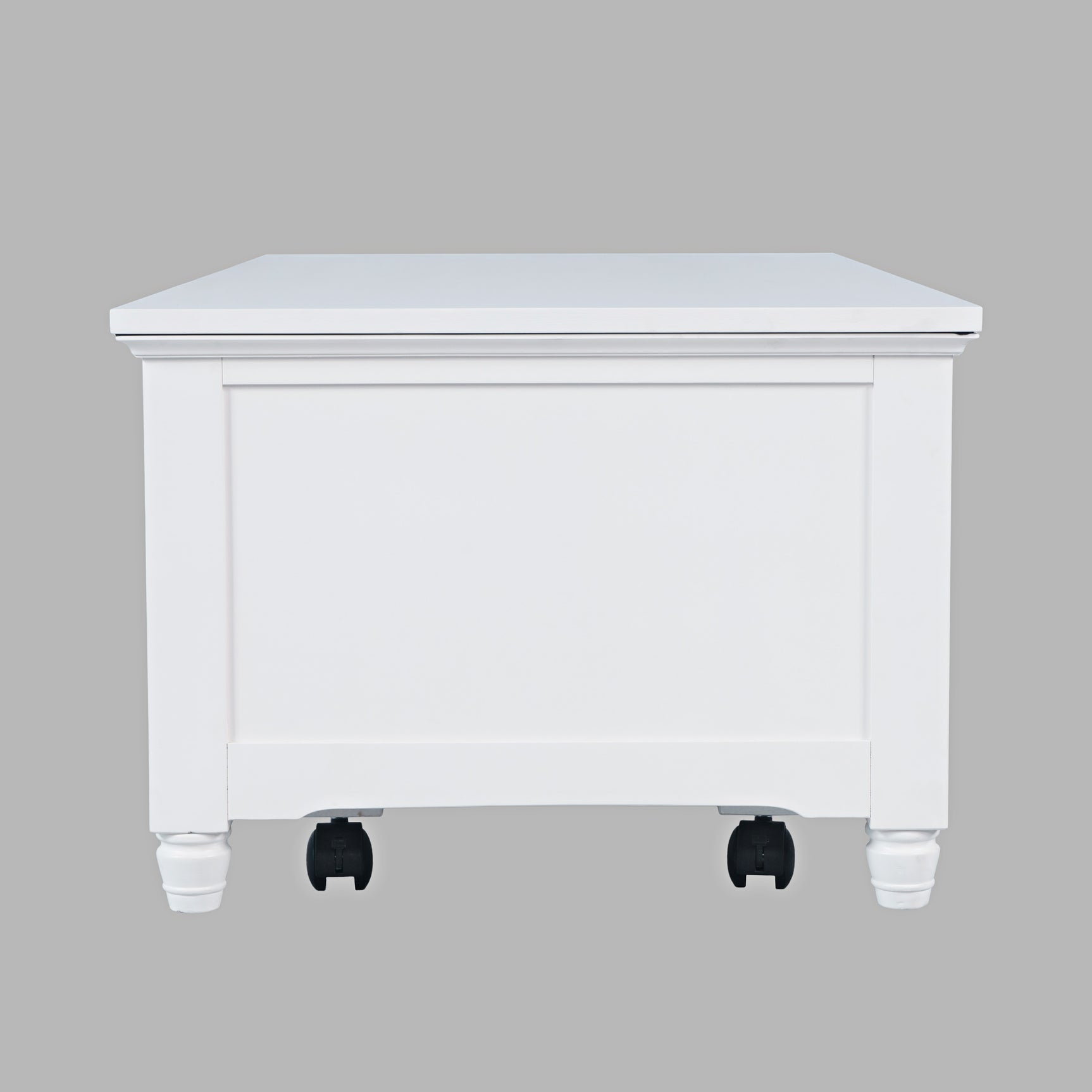 Westport White Castered Lift Top Cocktail Table - Ornate Home