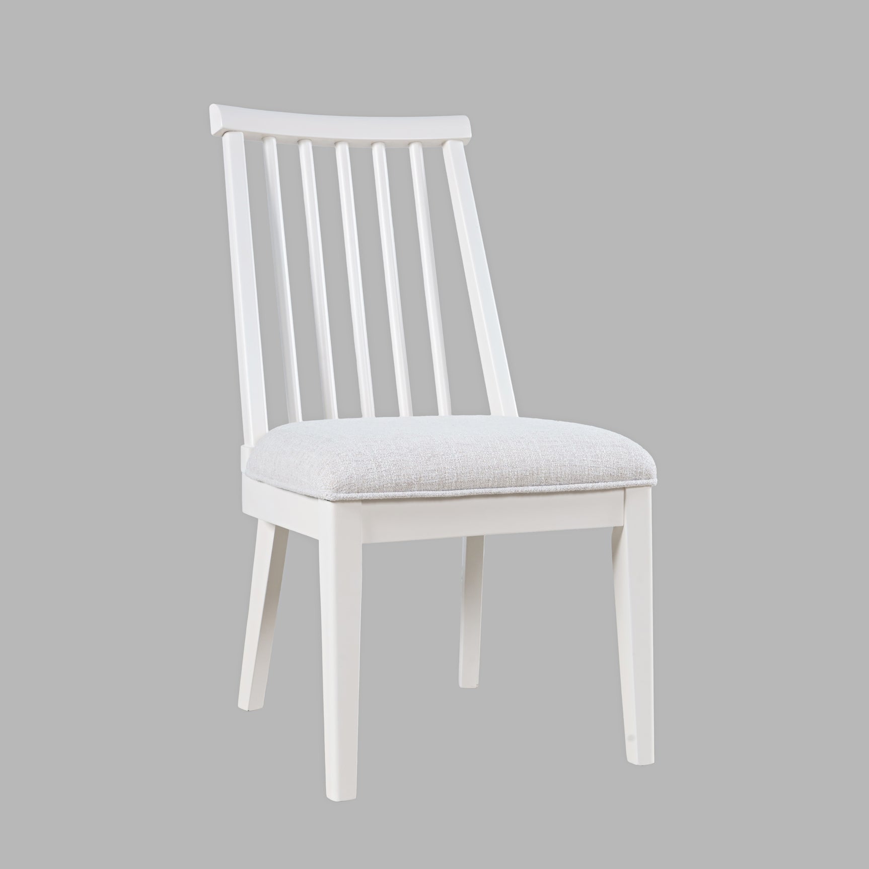 Westport White Dowel Back Dining Chair (Set of 2) - Ornate Home