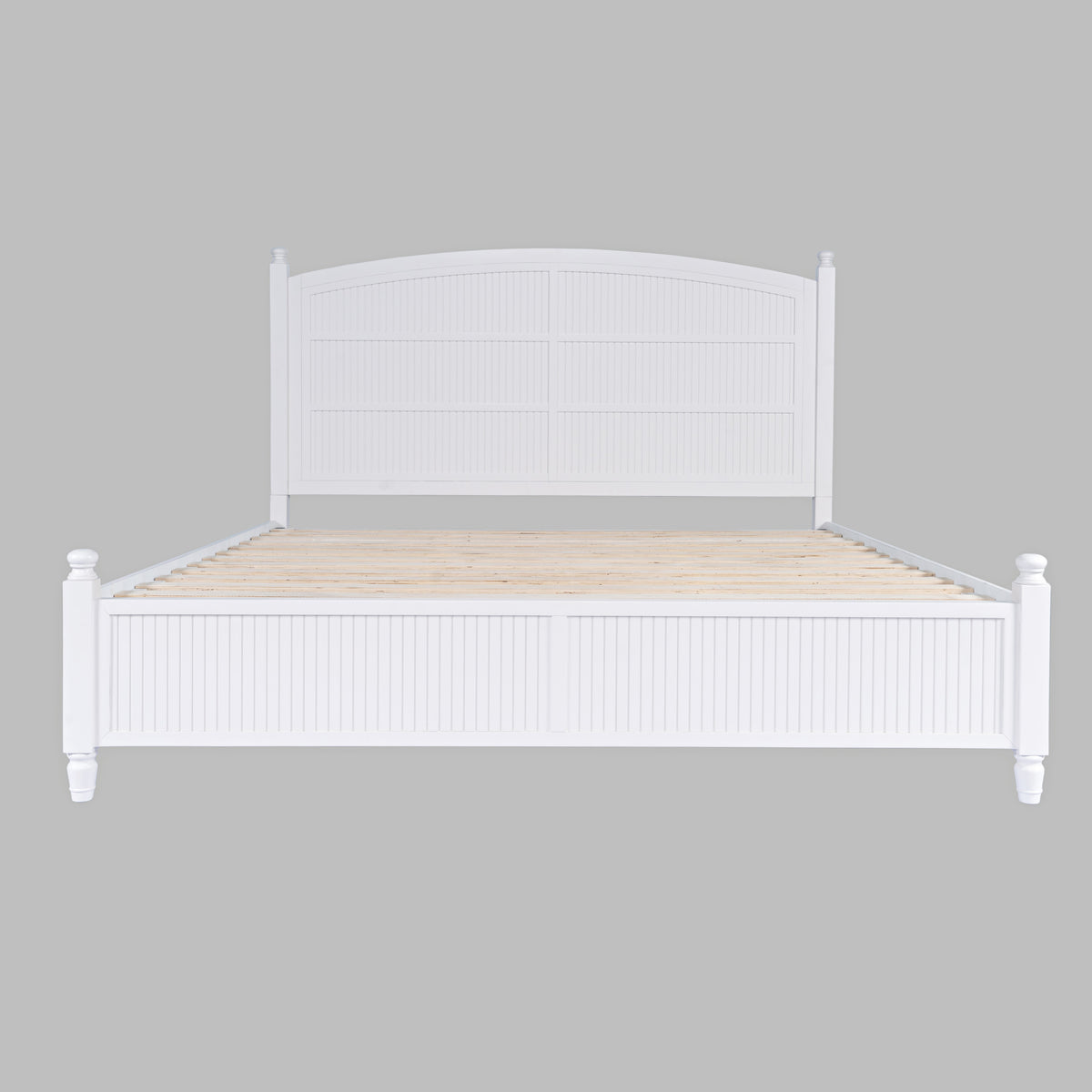 Westport White King Panel Bed - Ornate Home