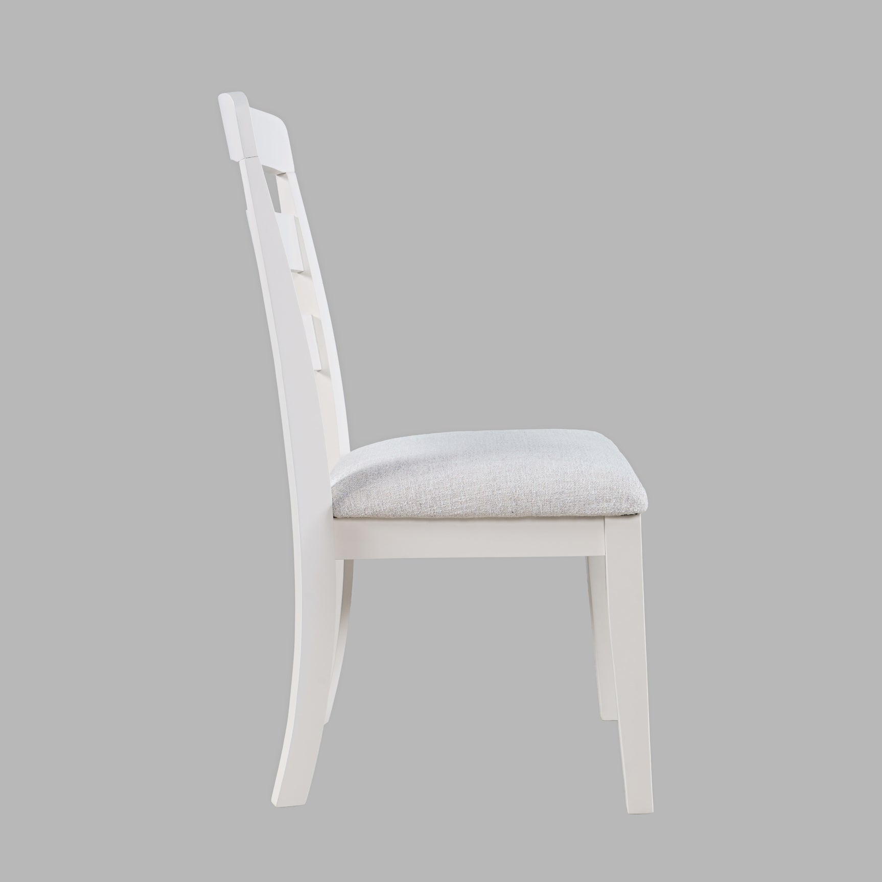 Westport White Ladderback Dining Chair (Set of 2) - Ornate Home