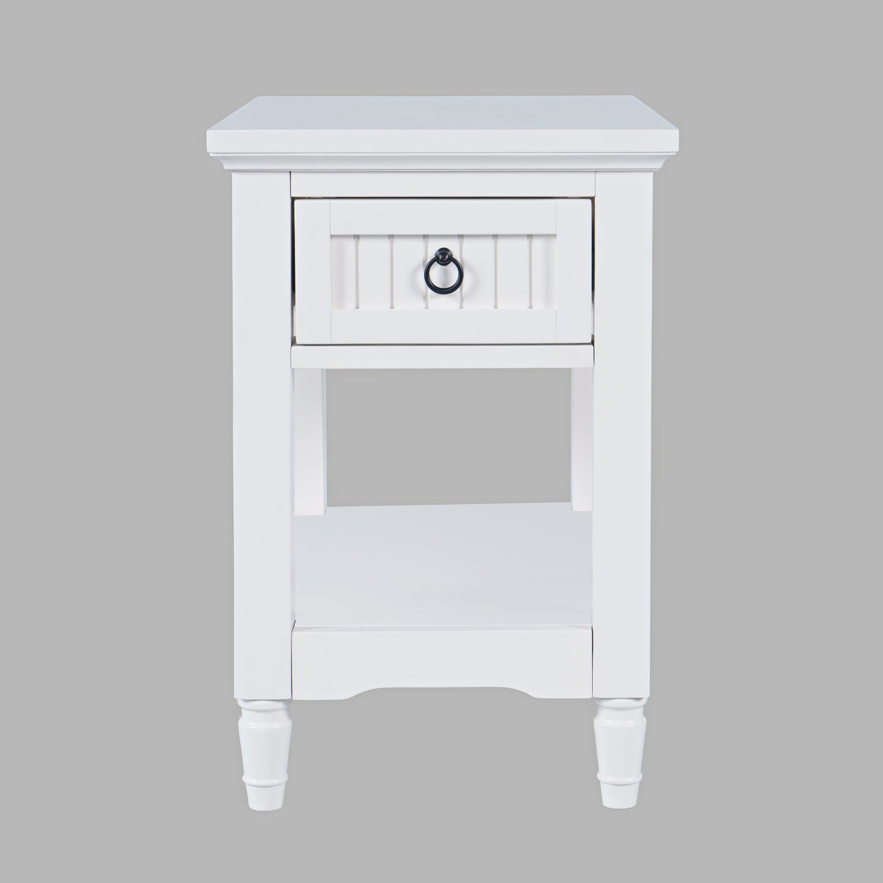Westport White Leg Chairside Table - Ornate Home