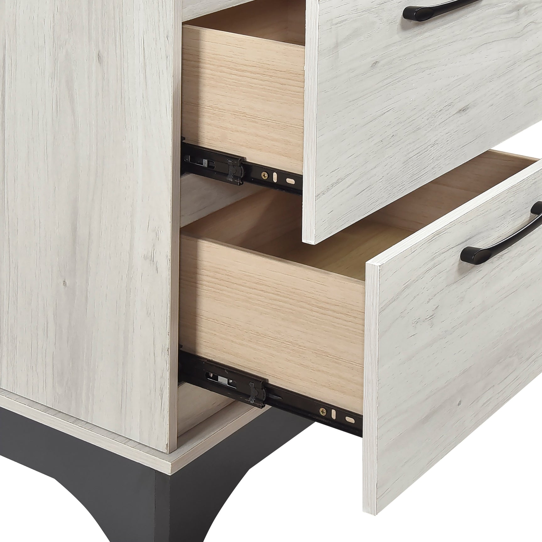 Westport White Oak/Beige 5-Piece Twin Bedroom Set - Ornate Home
