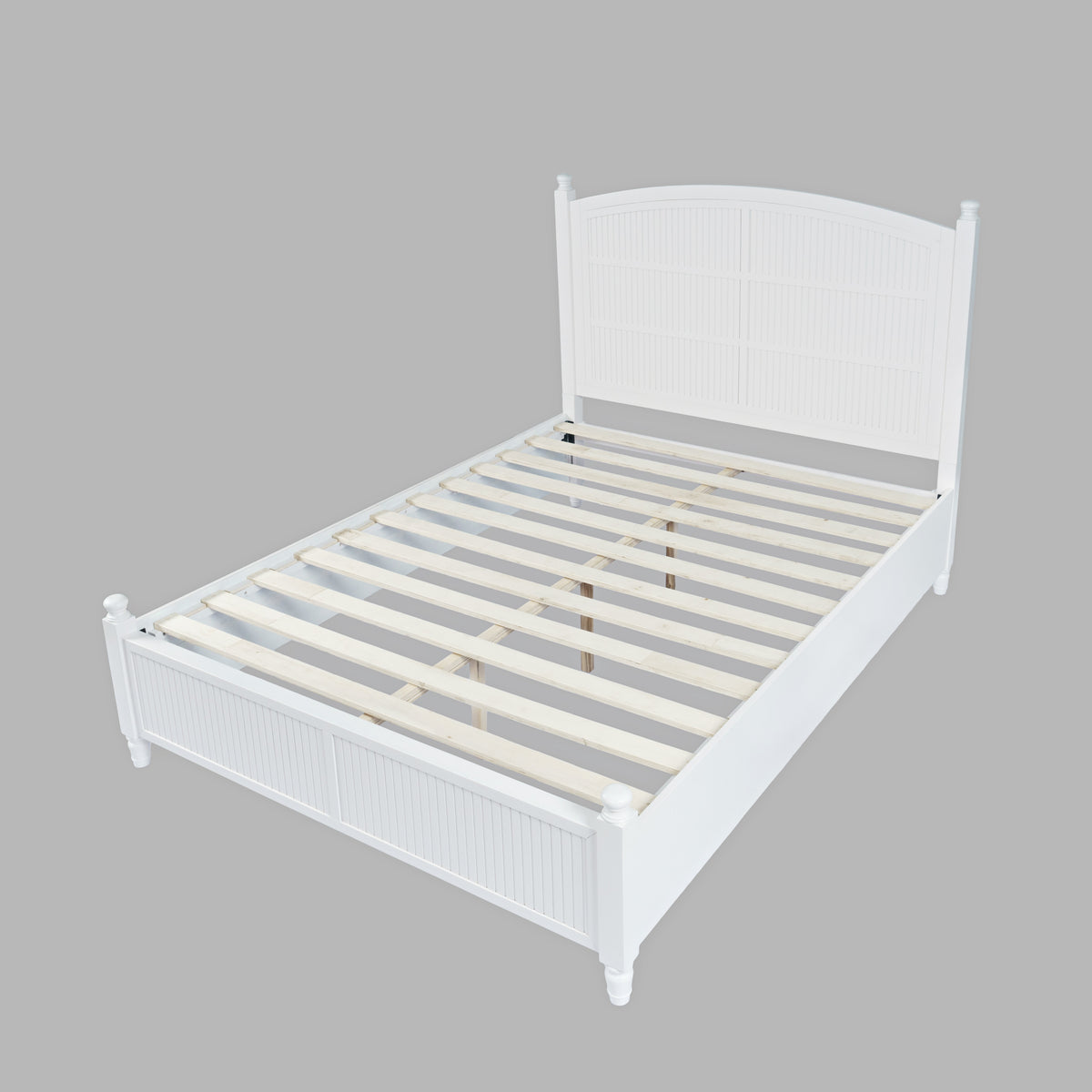 Westport White Queen Panel Bed - Ornate Home