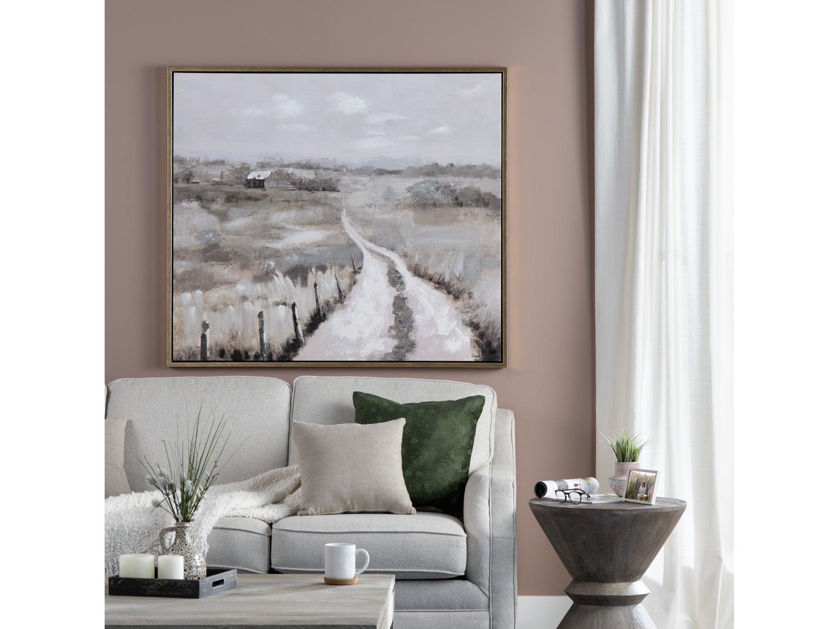 Westridge Brown/Natural Canvas - Ornate Home