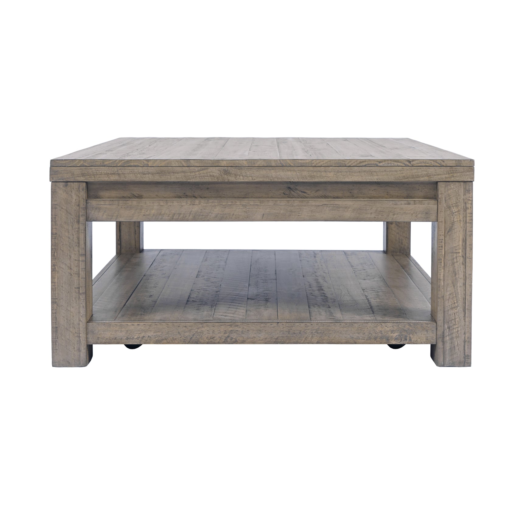 Westvale Brown Square Castered Cocktail Table - Ornate Home